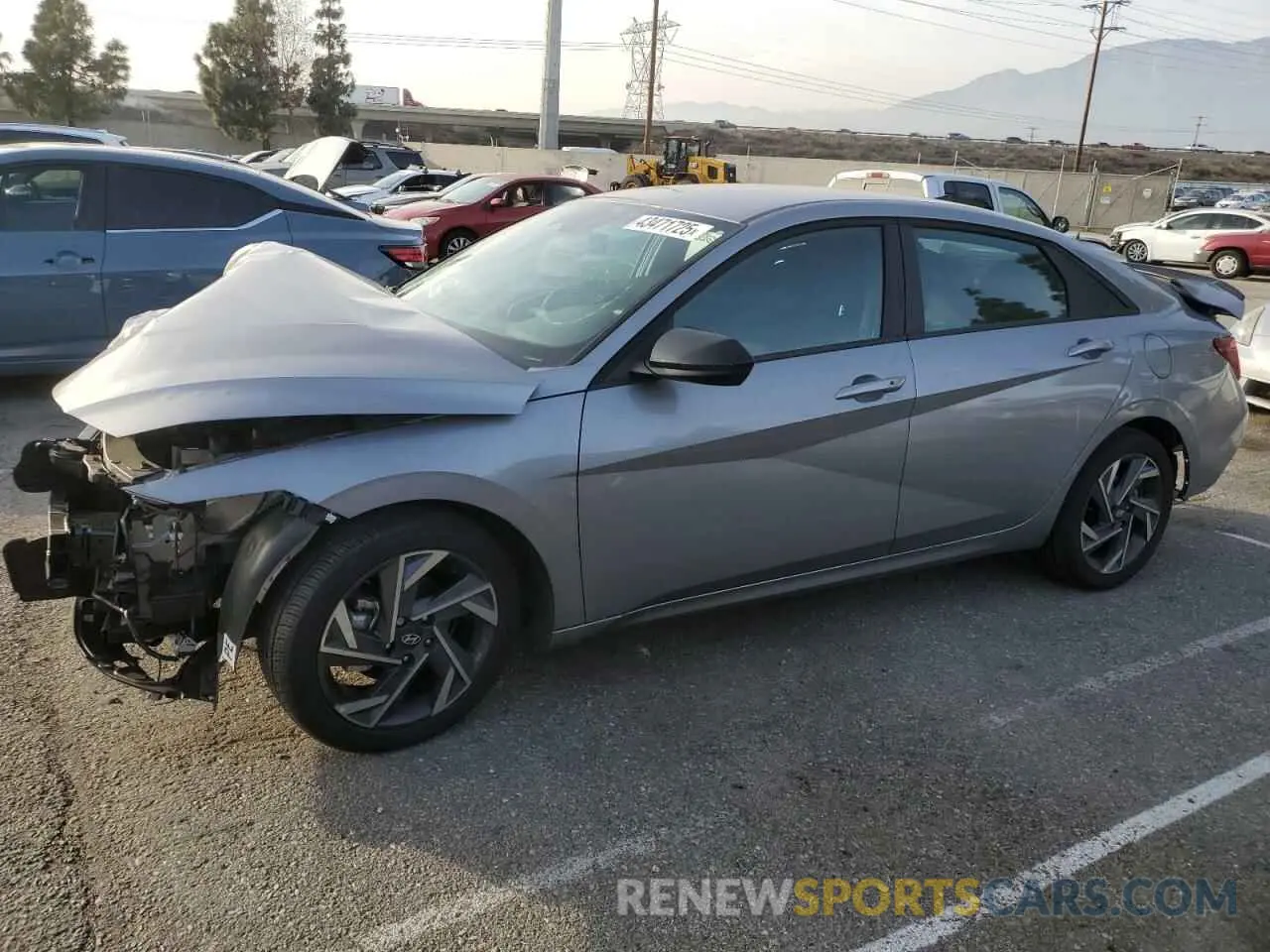 1 fotografías del automóvil dañado KMHLM4DG7SU870187 HYUNDAI ELANTRA 2025
