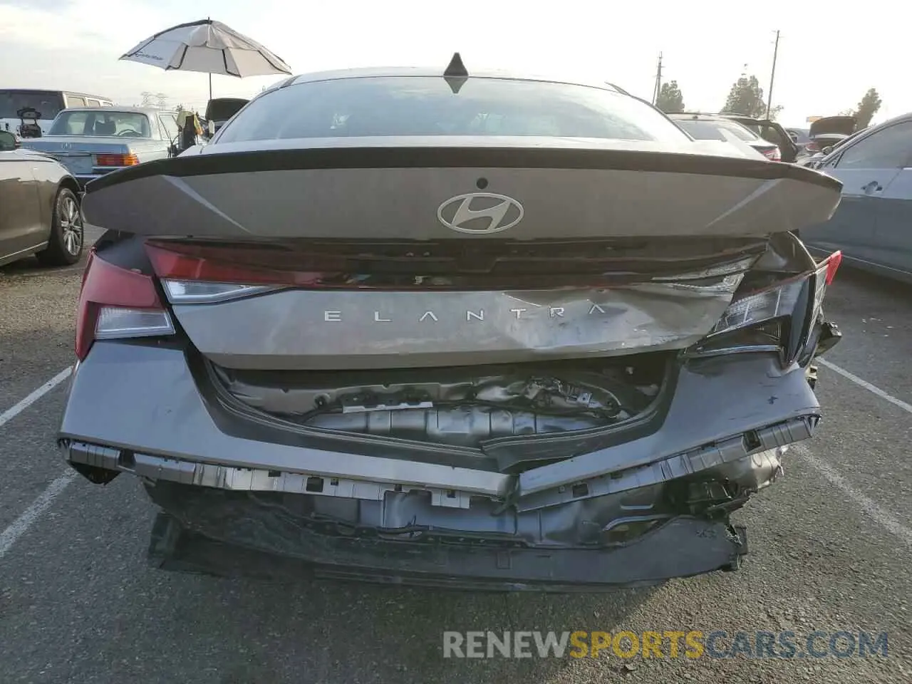 6 fotografías del automóvil dañado KMHLM4DG7SU870187 HYUNDAI ELANTRA 2025