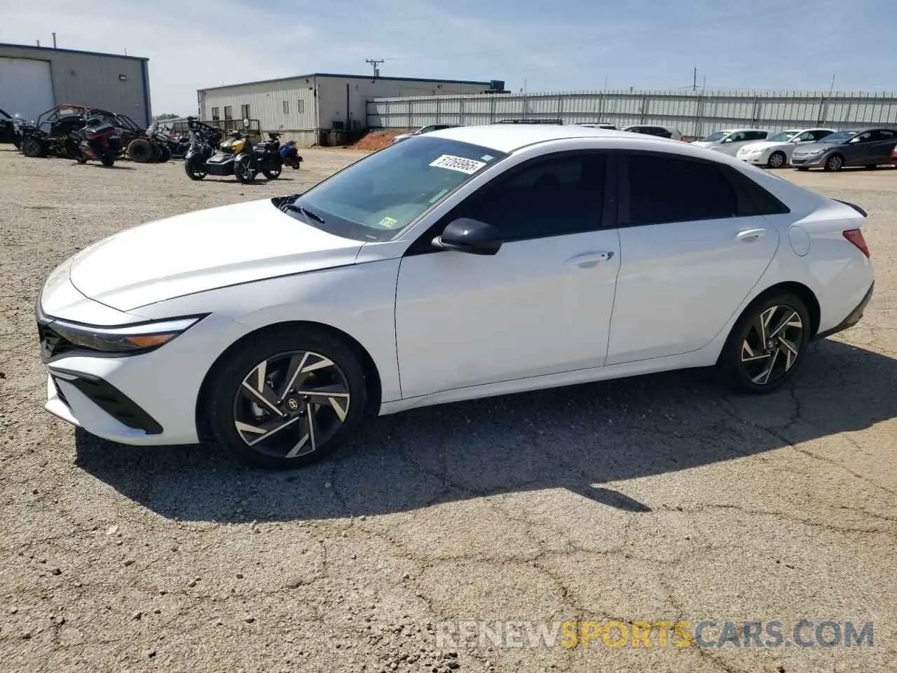 1 fotografías del automóvil dañado KMHLM4DG7SU875664 HYUNDAI ELANTRA 2025
