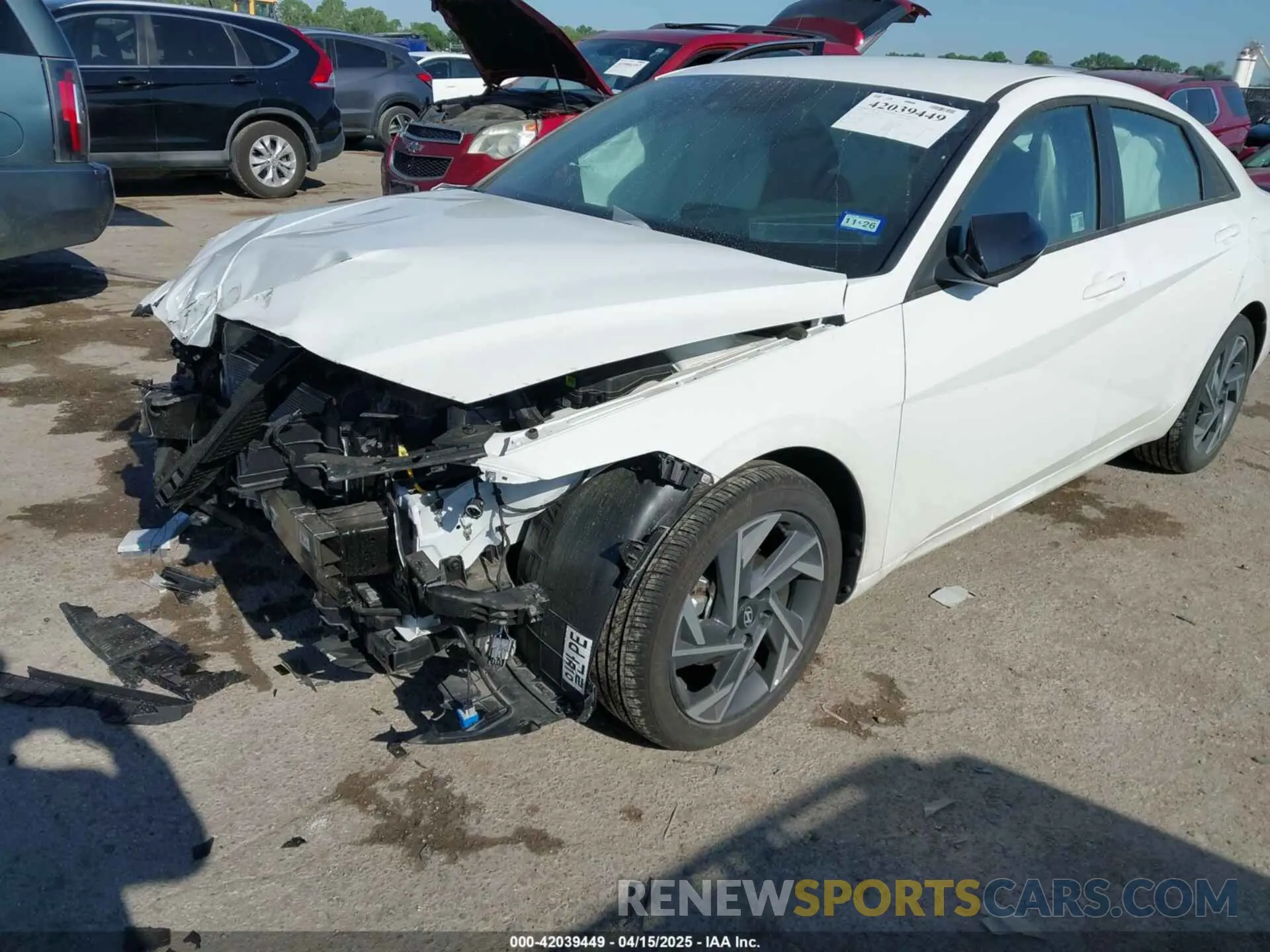 6 fotografías del automóvil dañado KMHLM4DG7SU917671 HYUNDAI ELANTRA 2025