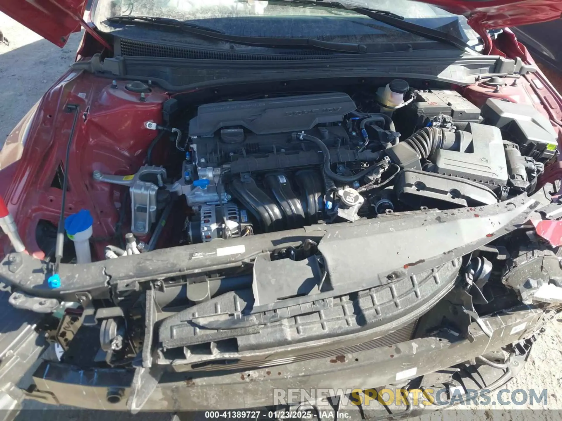 10 fotografías del automóvil dañado KMHLM4DG7SU924295 HYUNDAI ELANTRA 2025