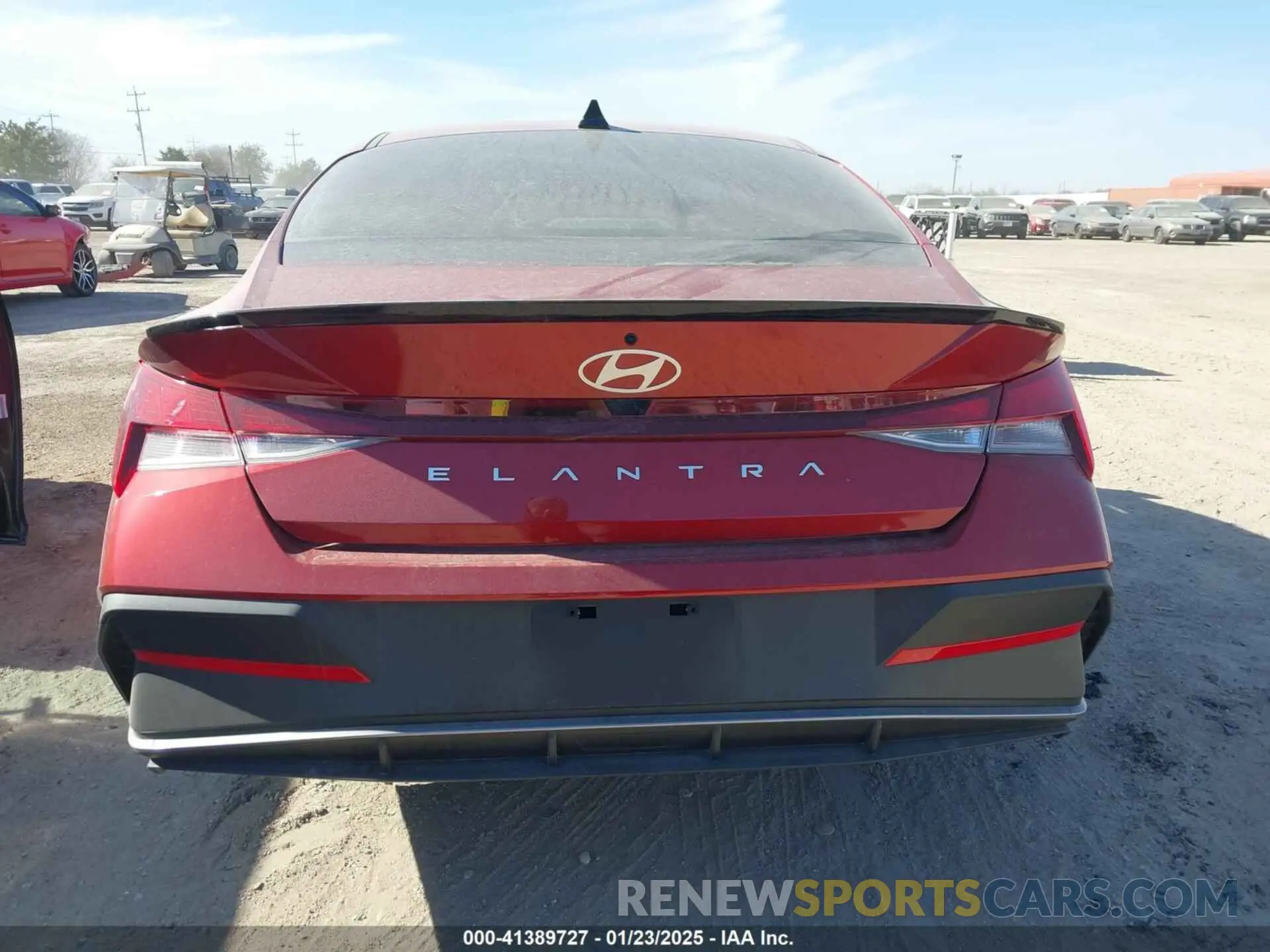 16 fotografías del automóvil dañado KMHLM4DG7SU924295 HYUNDAI ELANTRA 2025