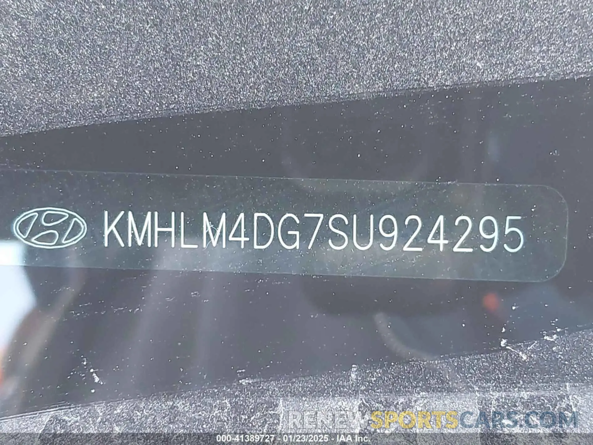 9 fotografías del automóvil dañado KMHLM4DG7SU924295 HYUNDAI ELANTRA 2025