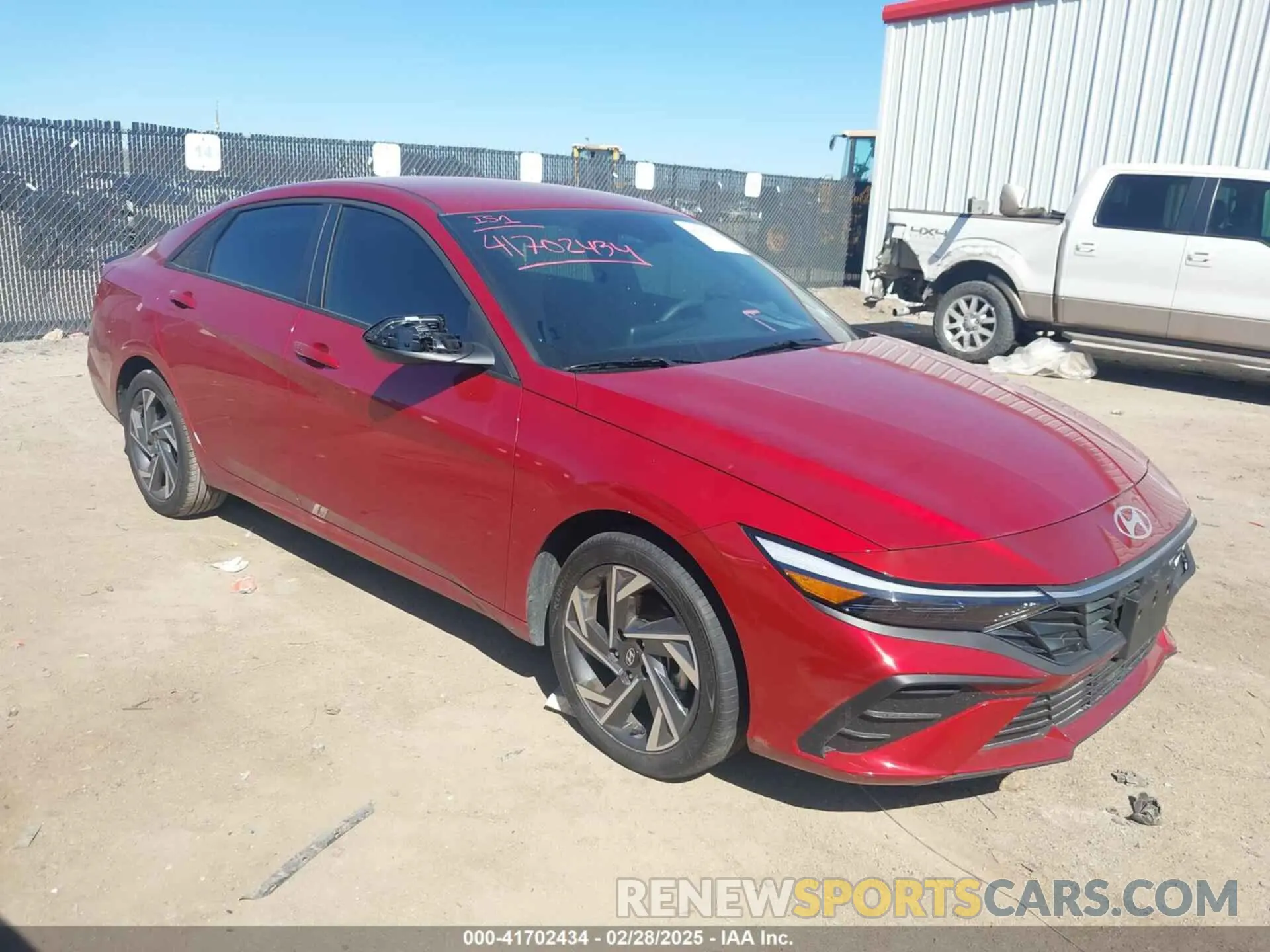 1 fotografías del automóvil dañado KMHLM4DG8SU877861 HYUNDAI ELANTRA 2025
