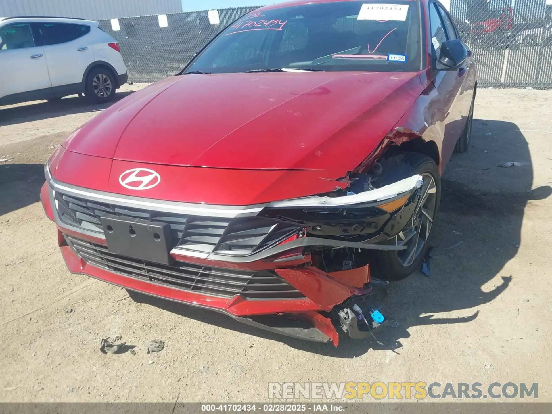 6 fotografías del automóvil dañado KMHLM4DG8SU877861 HYUNDAI ELANTRA 2025
