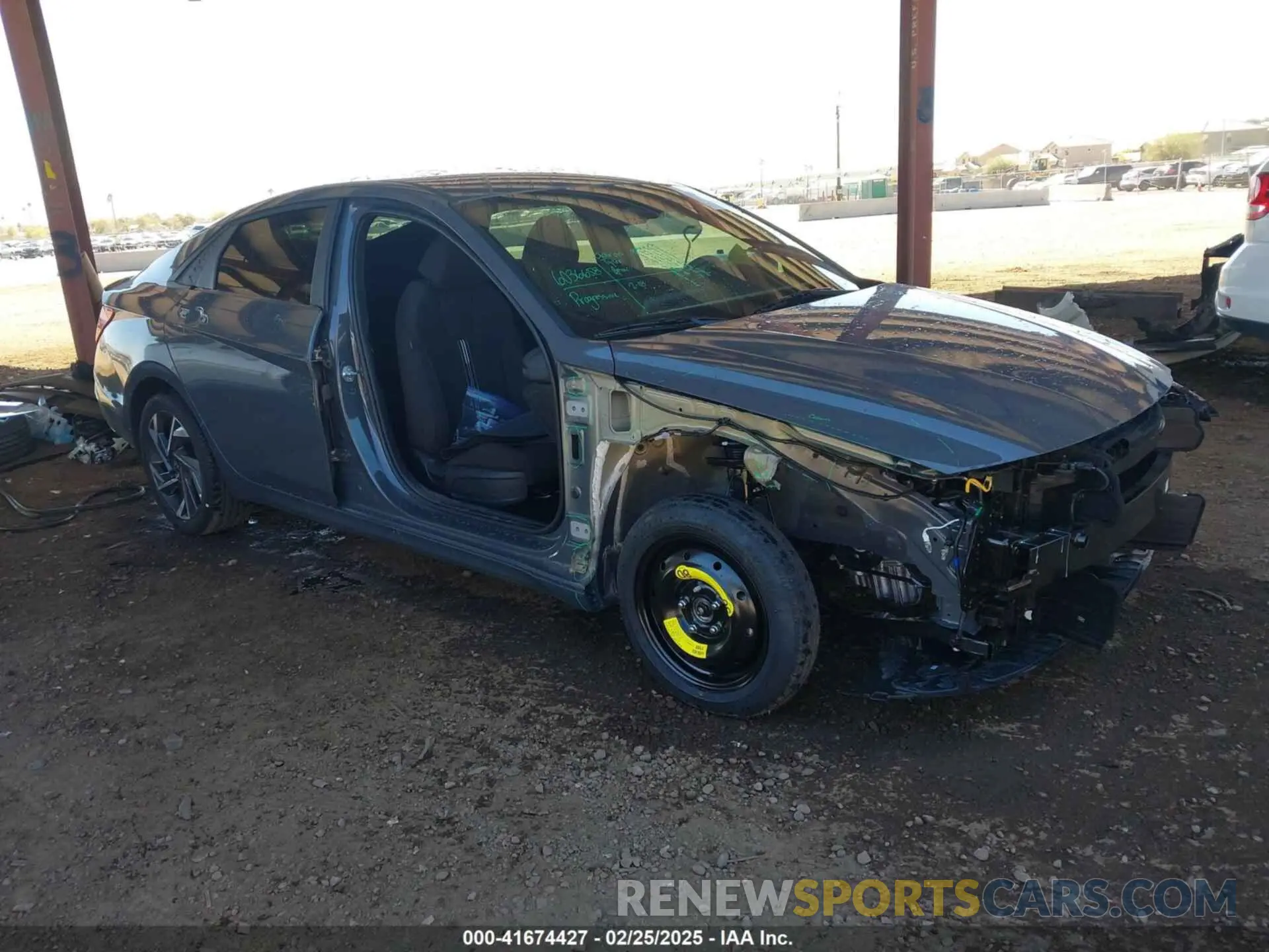 1 fotografías del automóvil dañado KMHLM4DG9SU869378 HYUNDAI ELANTRA 2025