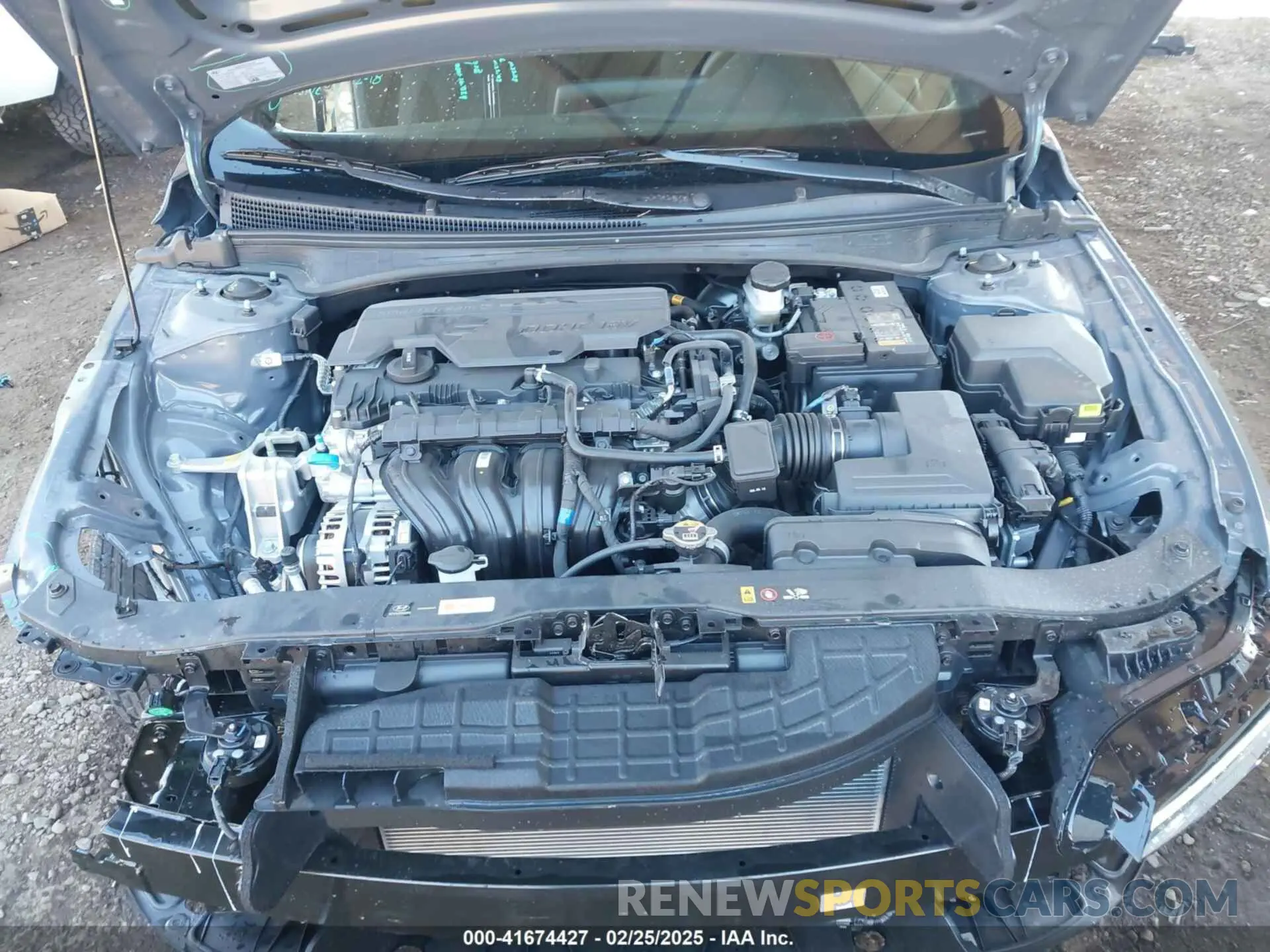 10 fotografías del automóvil dañado KMHLM4DG9SU869378 HYUNDAI ELANTRA 2025