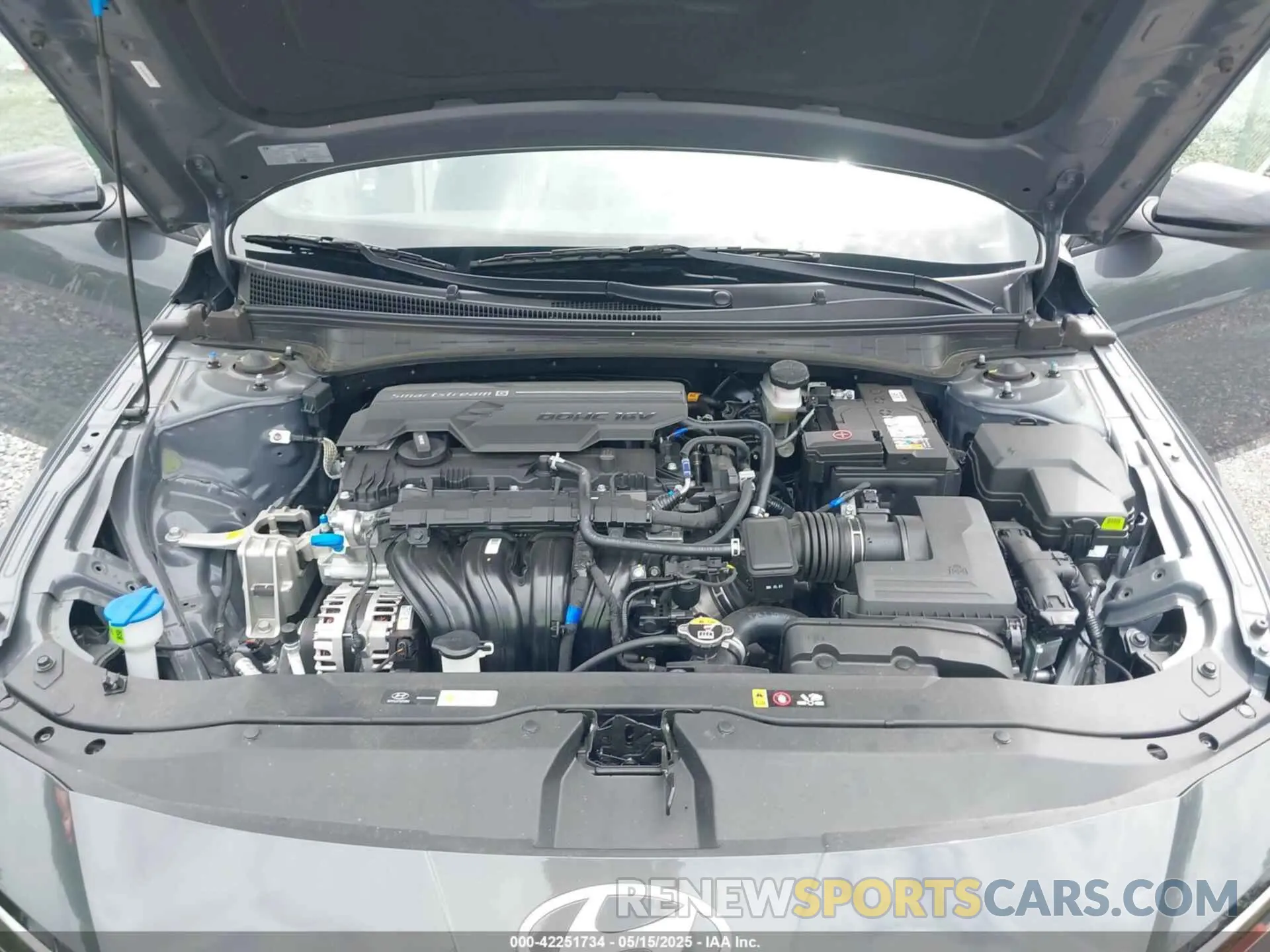 10 fotografías del automóvil dañado KMHLM4DG9SU895317 HYUNDAI ELANTRA 2025