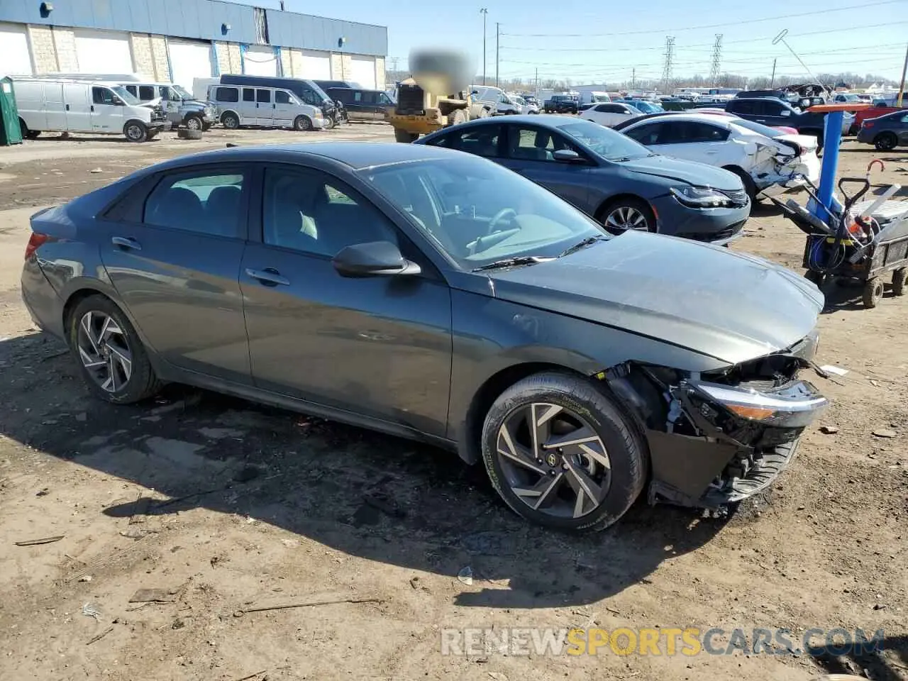4 fotografías del automóvil dañado KMHLM4DG9SU959646 HYUNDAI ELANTRA 2025