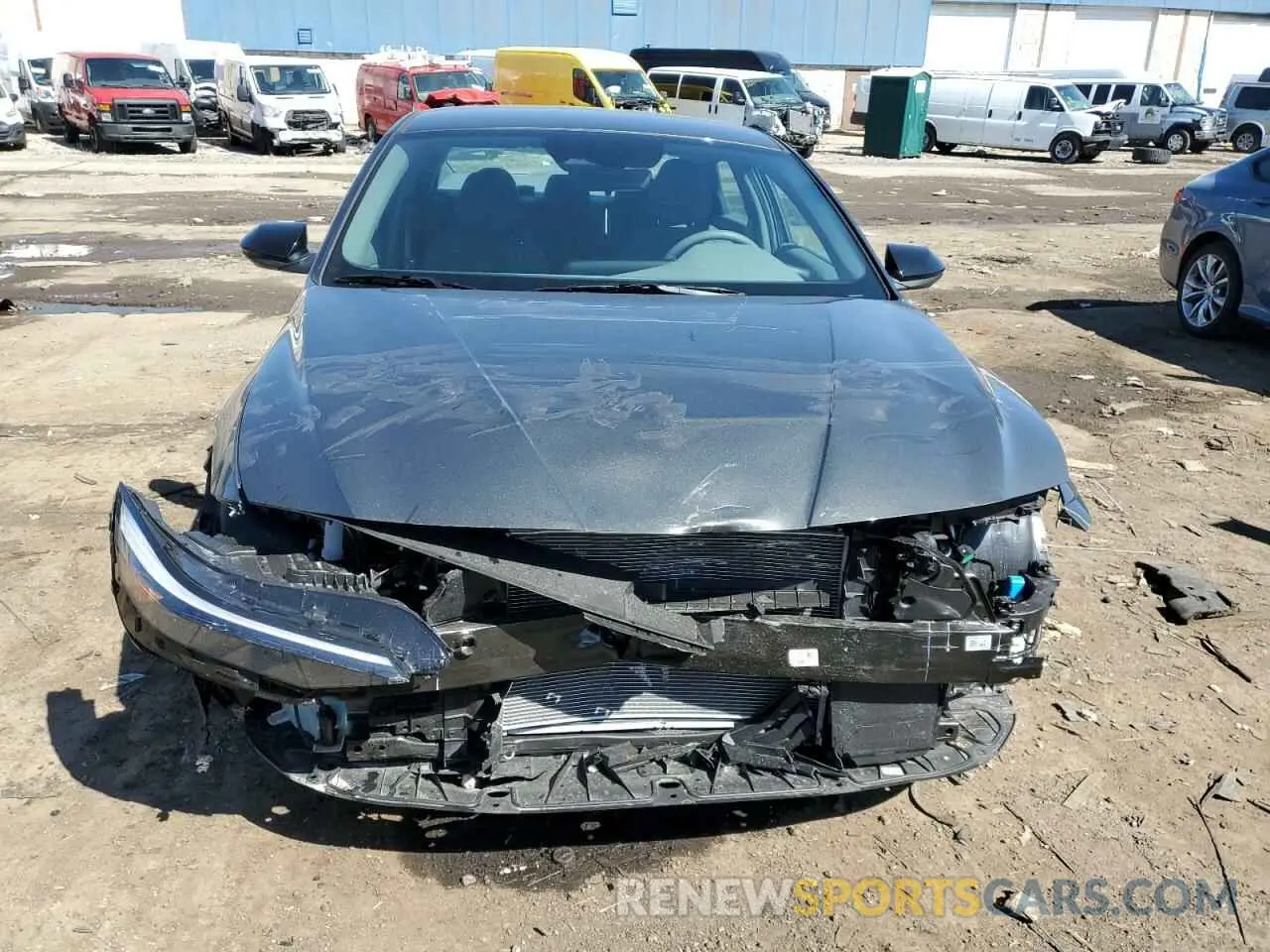 5 fotografías del automóvil dañado KMHLM4DG9SU959646 HYUNDAI ELANTRA 2025