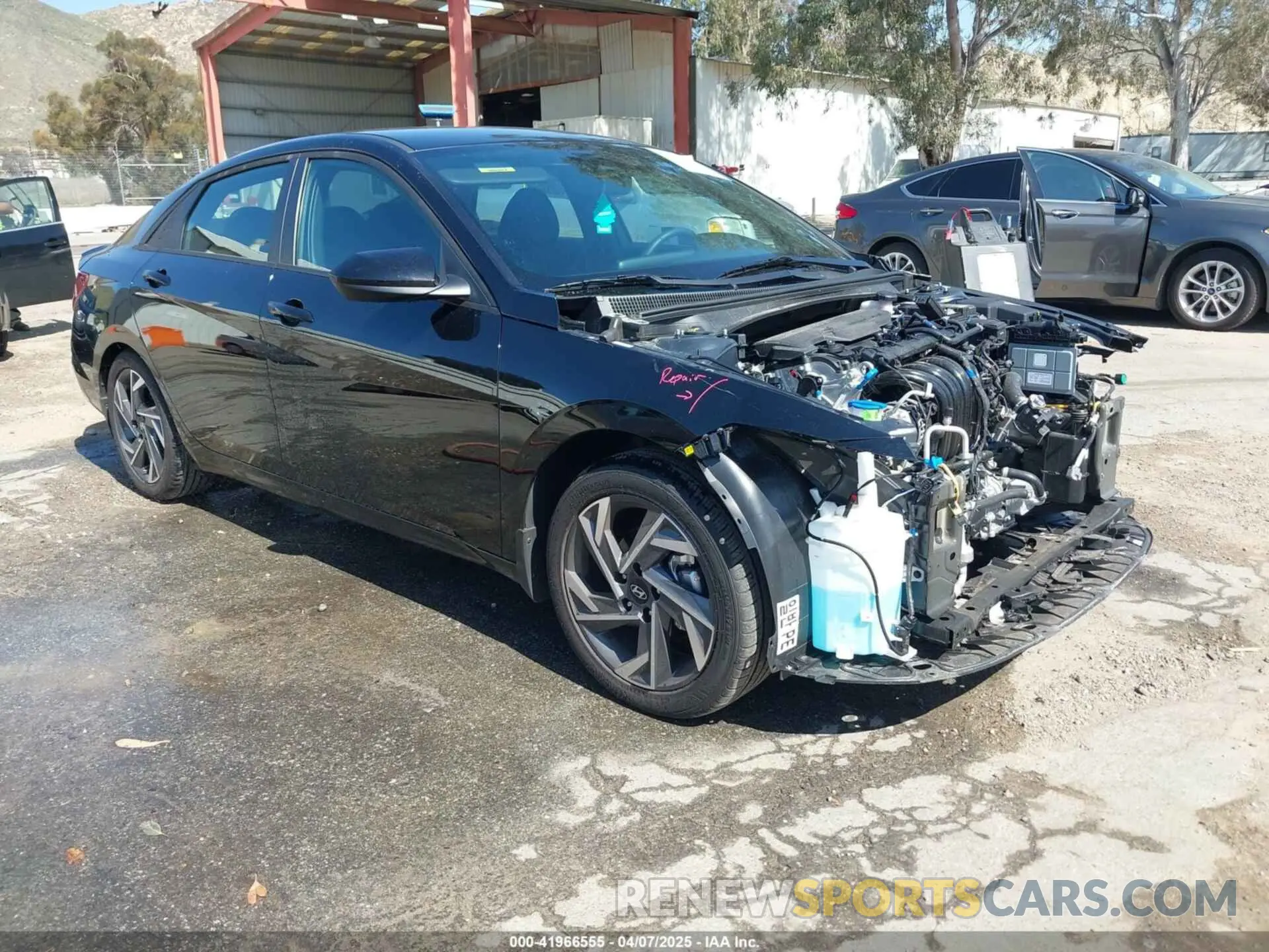 1 fotografías del automóvil dañado KMHLM4DG9SU975670 HYUNDAI ELANTRA 2025