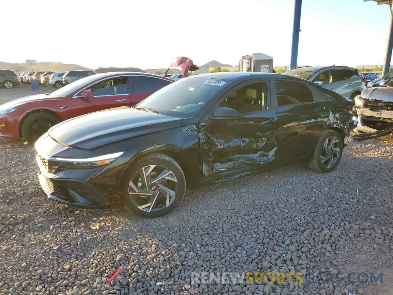 1 fotografías del automóvil dañado KMHLM4DGXSU868319 HYUNDAI ELANTRA 2025
