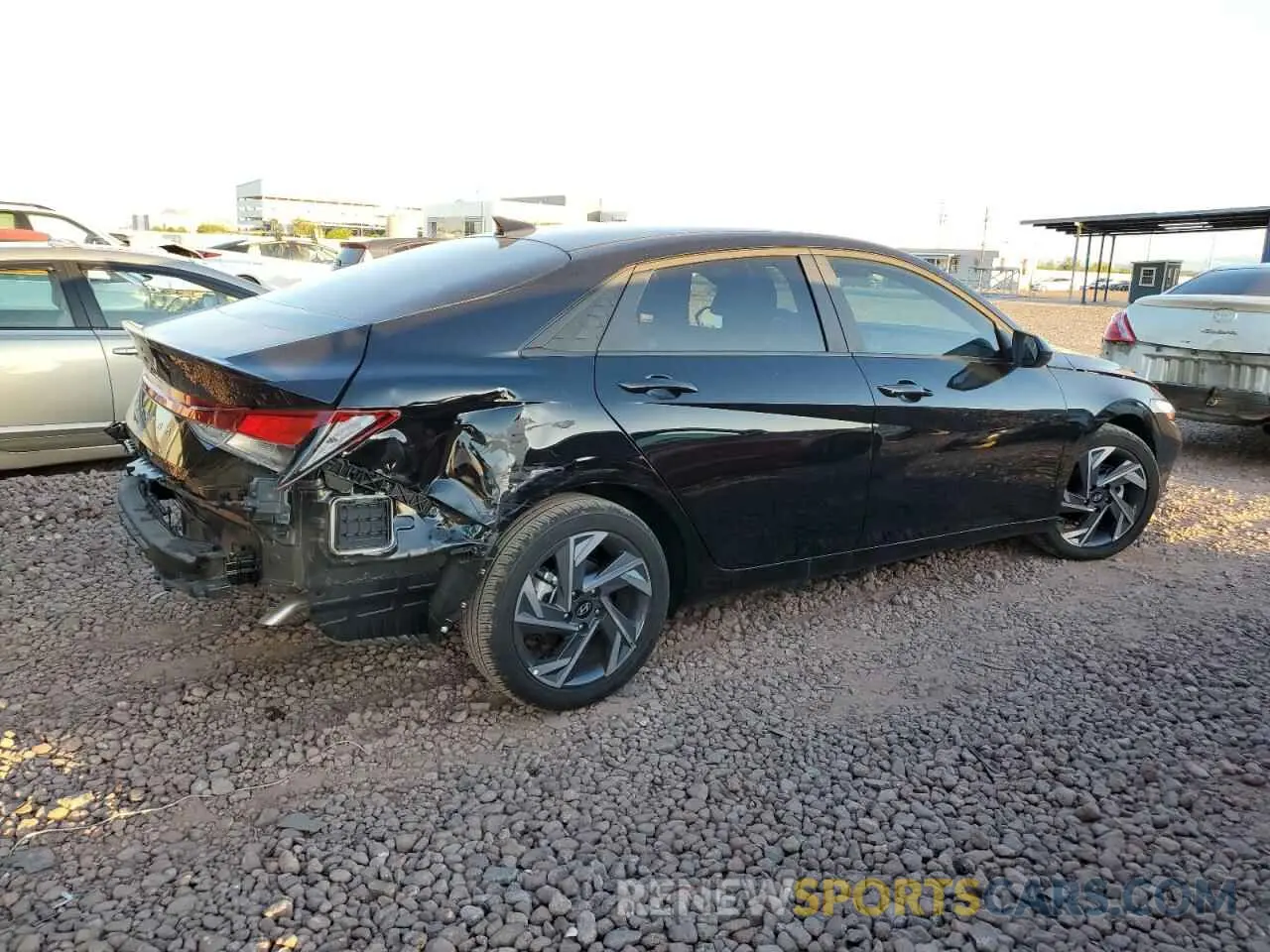 3 fotografías del automóvil dañado KMHLM4DGXSU868319 HYUNDAI ELANTRA 2025