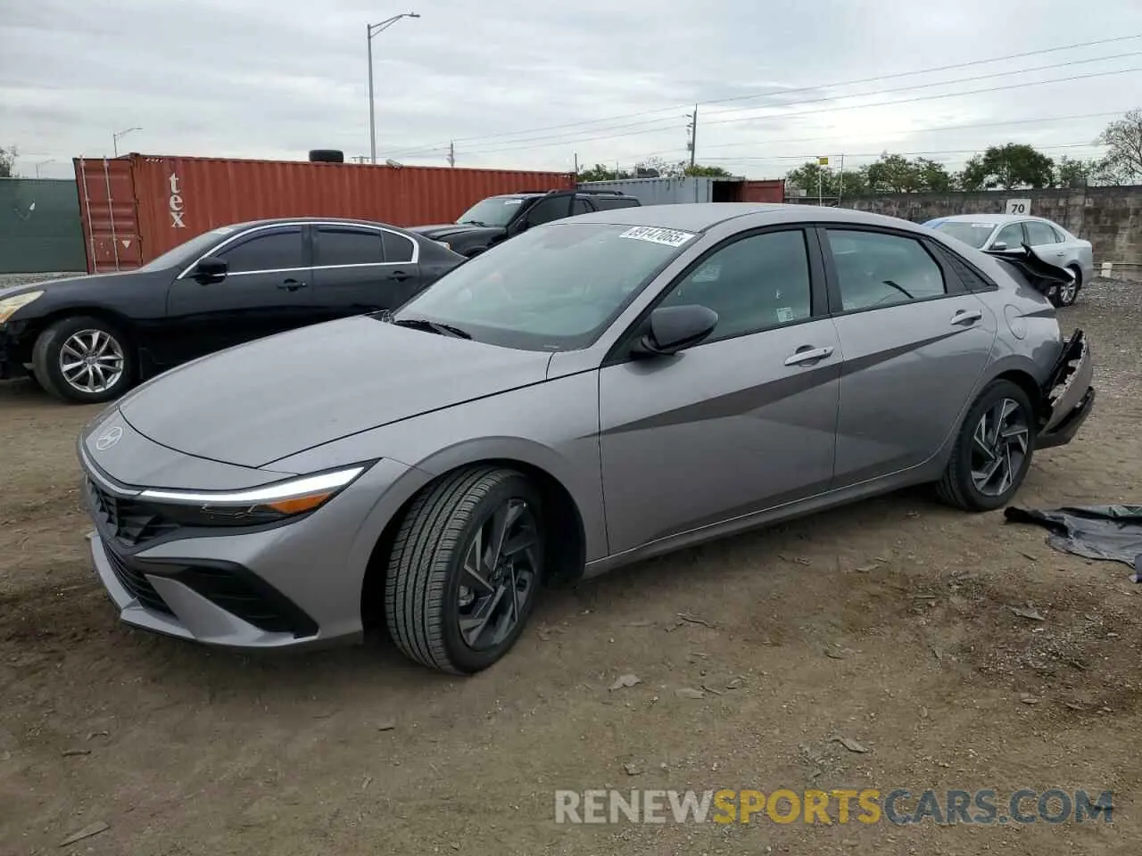 1 fotografías del automóvil dañado KMHLM4DGXSU893186 HYUNDAI ELANTRA 2025