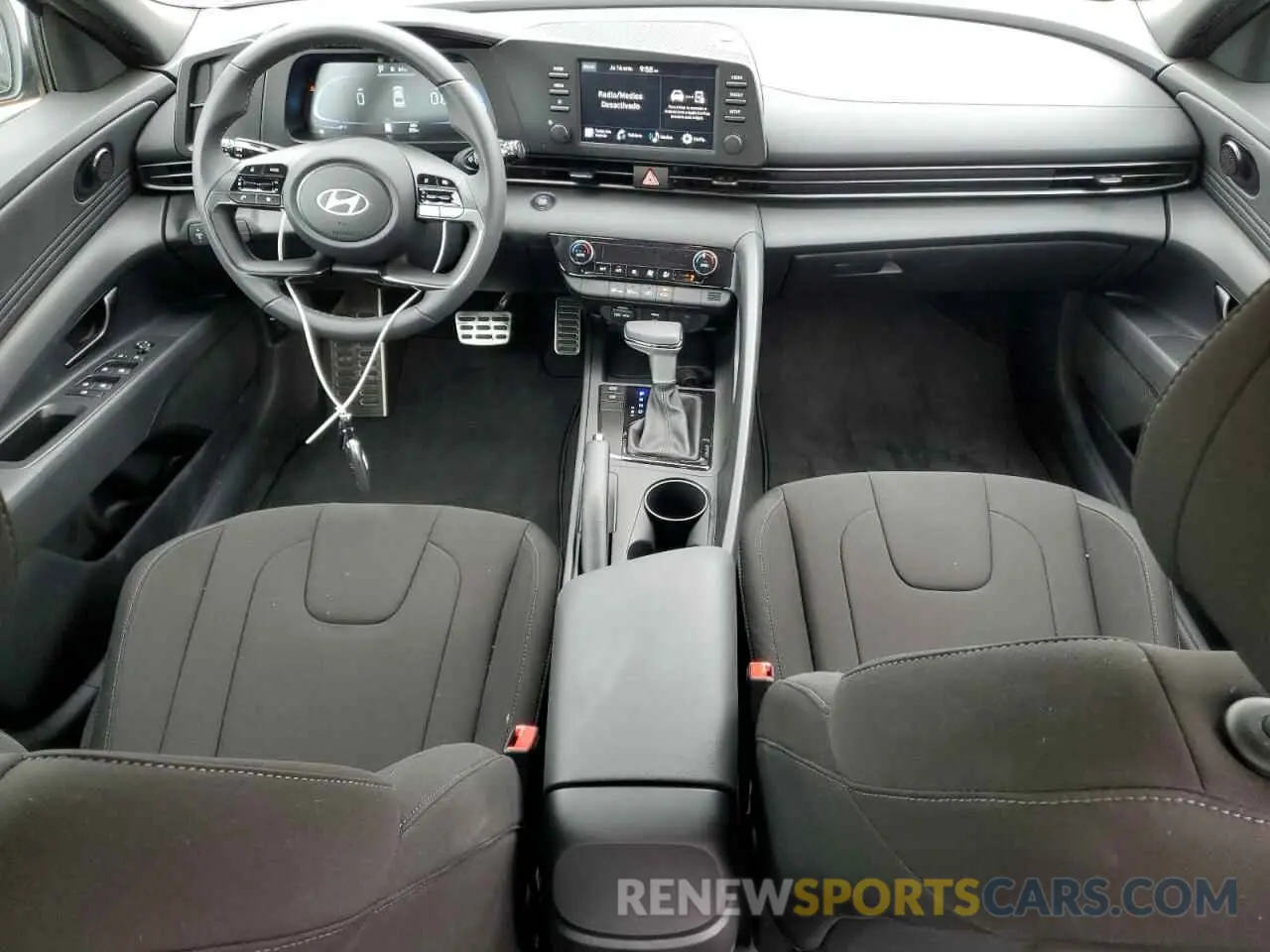 8 fotografías del automóvil dañado KMHLM4DGXSU893186 HYUNDAI ELANTRA 2025