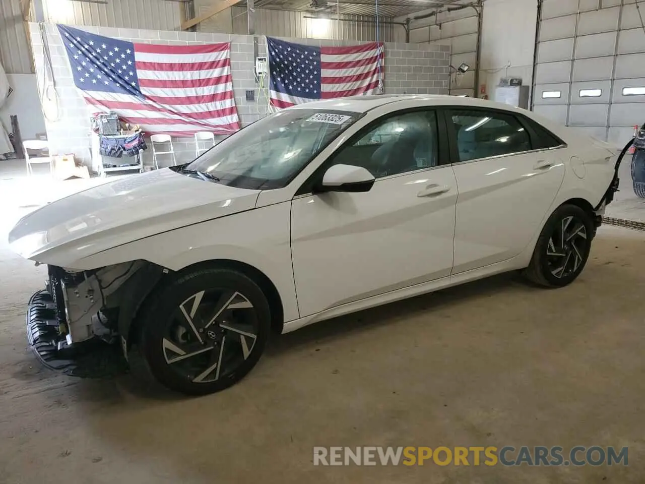 1 fotografías del automóvil dañado KMHLN4DJ4SU125373 HYUNDAI ELANTRA 2025