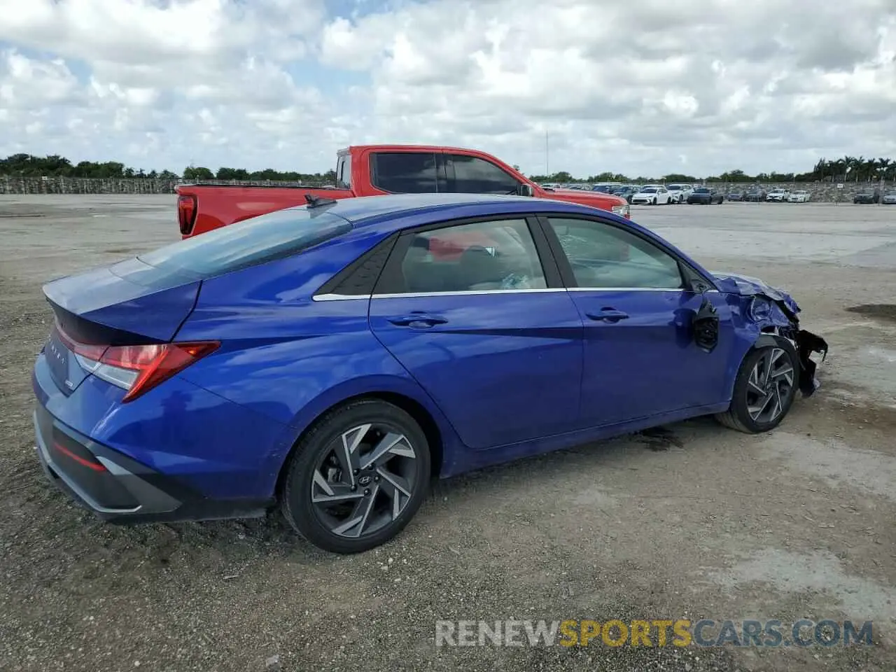 3 fotografías del automóvil dañado KMHLN4DJ9SU121786 HYUNDAI ELANTRA 2025