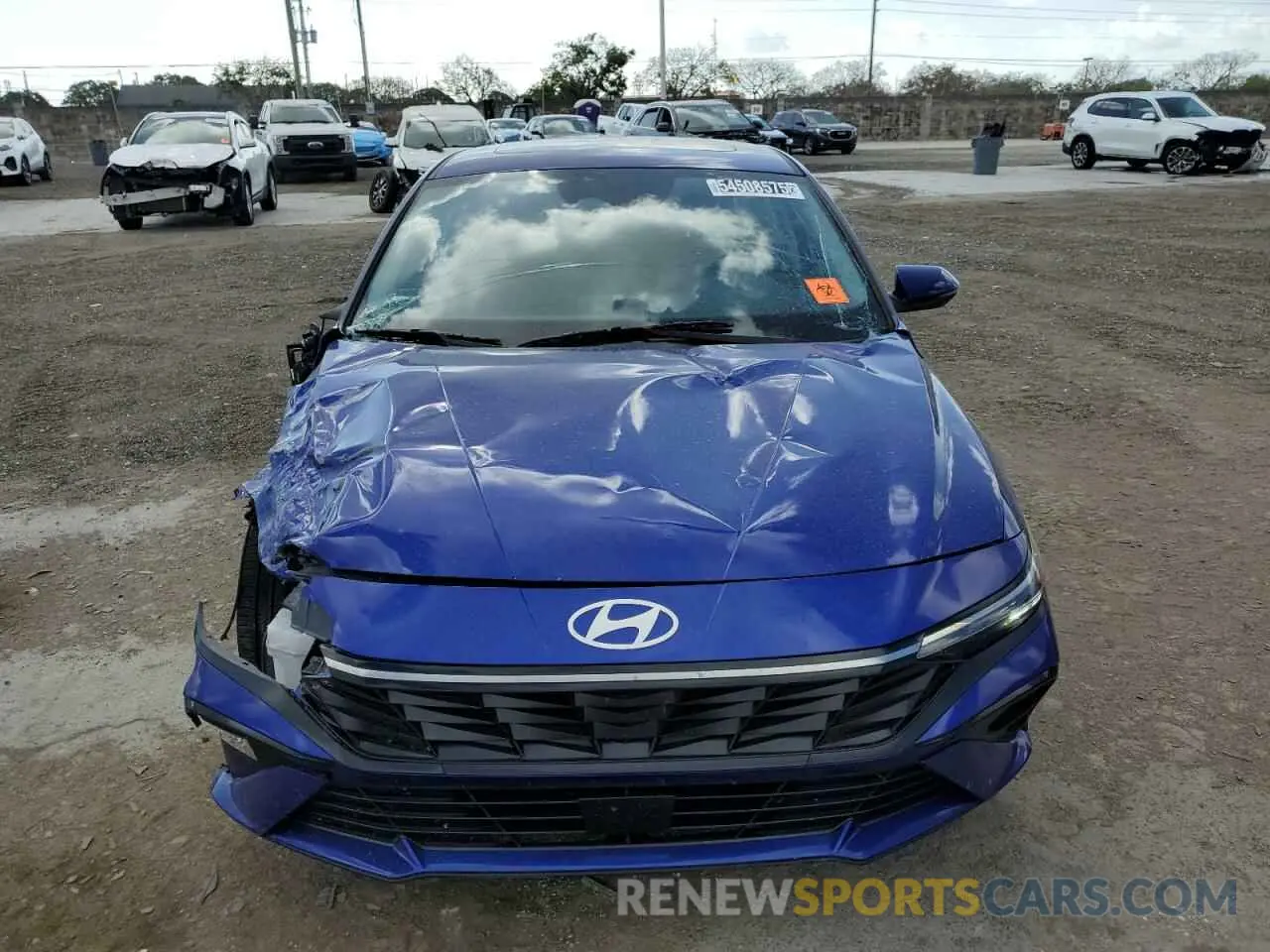 5 fotografías del automóvil dañado KMHLN4DJ9SU121786 HYUNDAI ELANTRA 2025