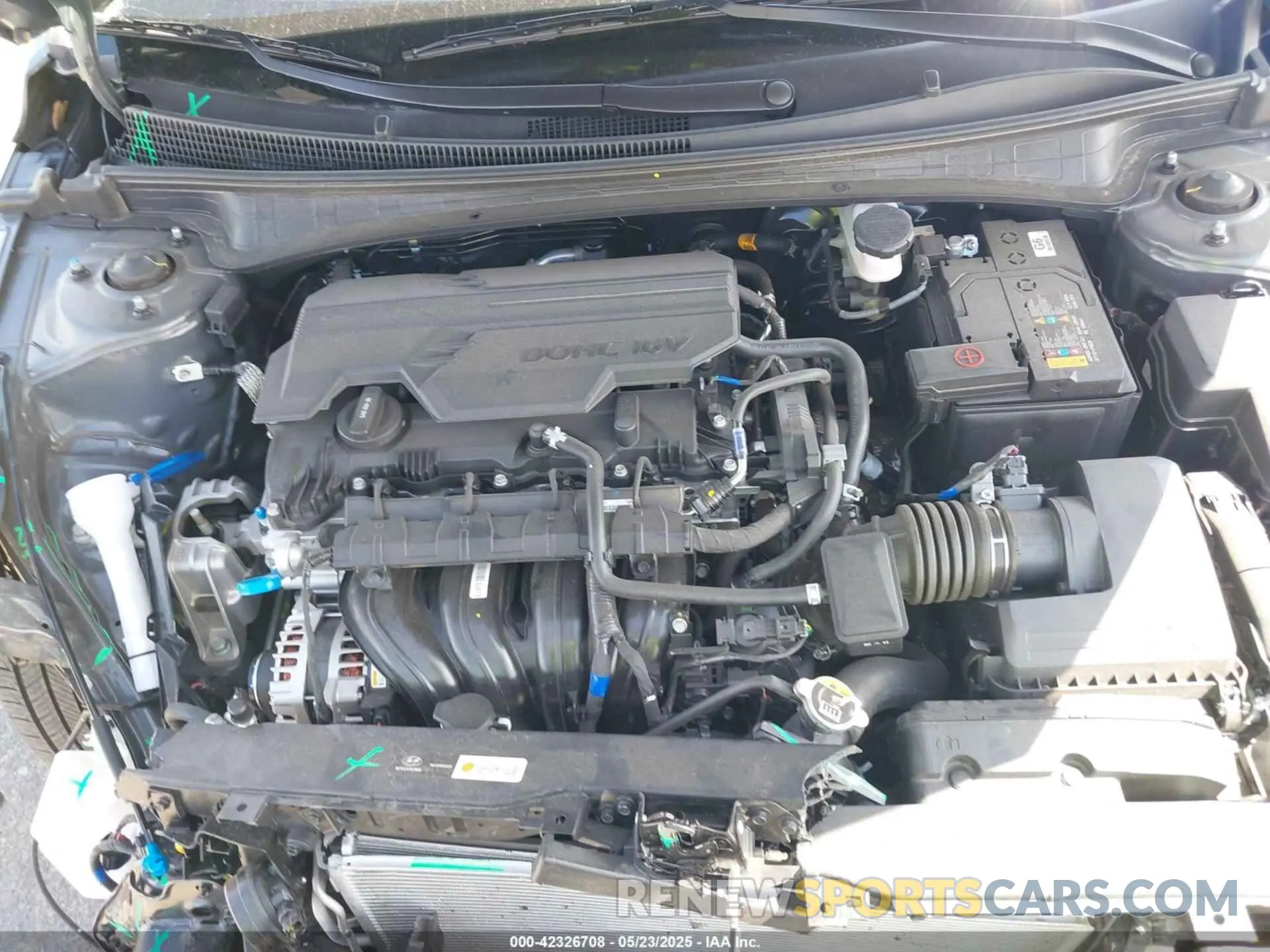 10 fotografías del automóvil dañado KMHLP4DG0SU945562 HYUNDAI ELANTRA 2025
