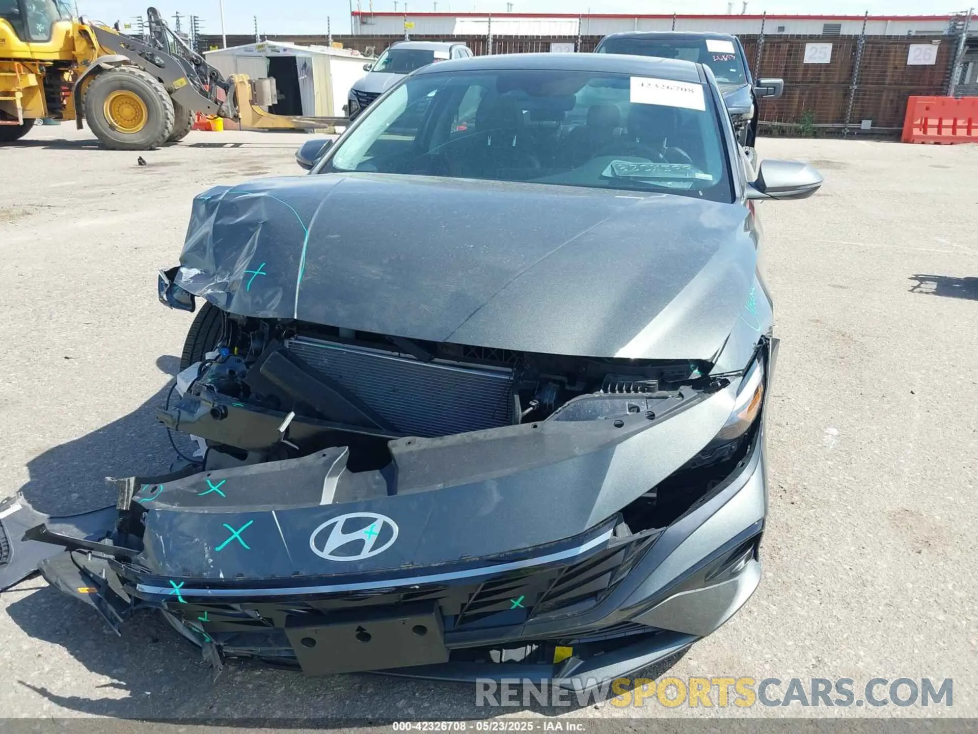 12 fotografías del automóvil dañado KMHLP4DG0SU945562 HYUNDAI ELANTRA 2025