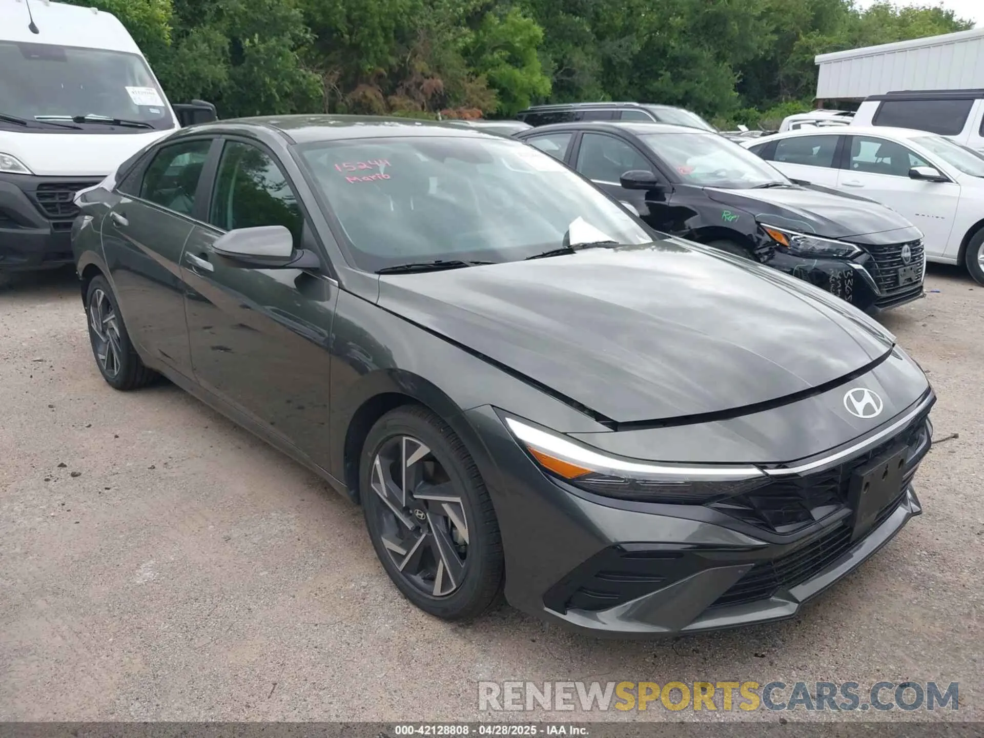 1 fotografías del automóvil dañado KMHLP4DG4SU957214 HYUNDAI ELANTRA 2025