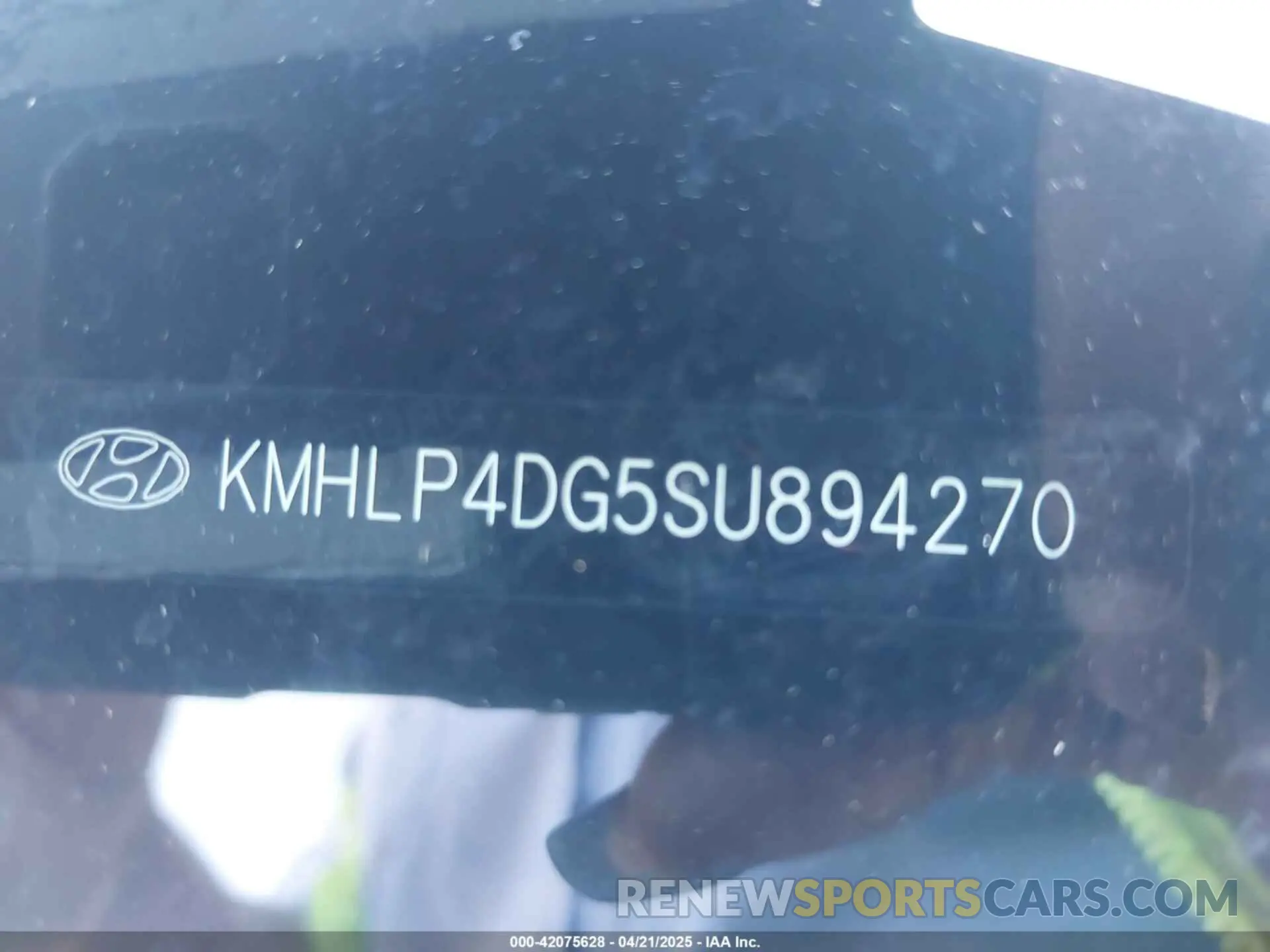 9 fotografías del automóvil dañado KMHLP4DG5SU894270 HYUNDAI ELANTRA 2025
