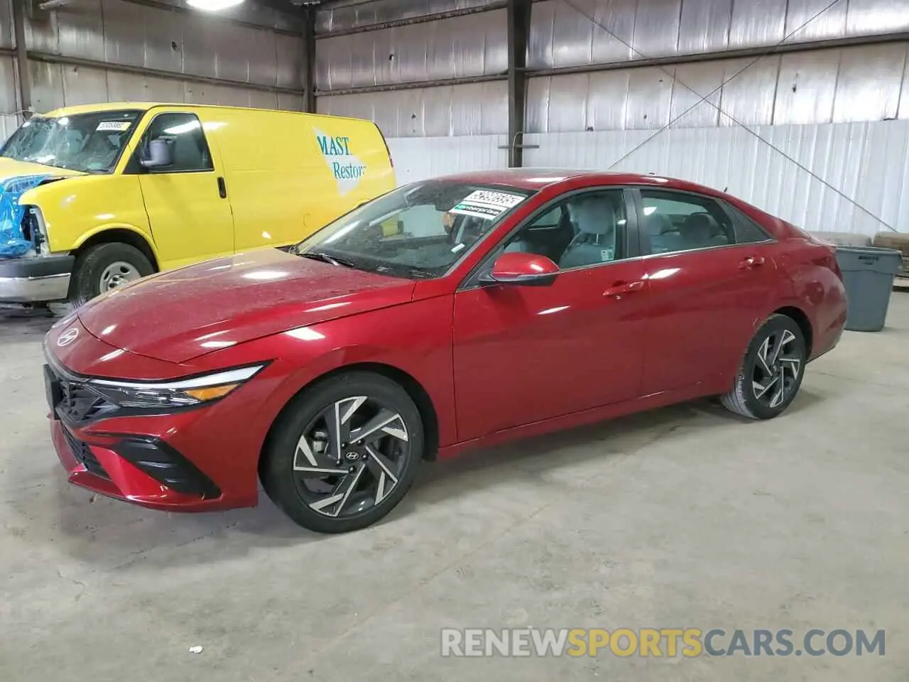 1 fotografías del automóvil dañado KMHLP4DG8SU874921 HYUNDAI ELANTRA 2025