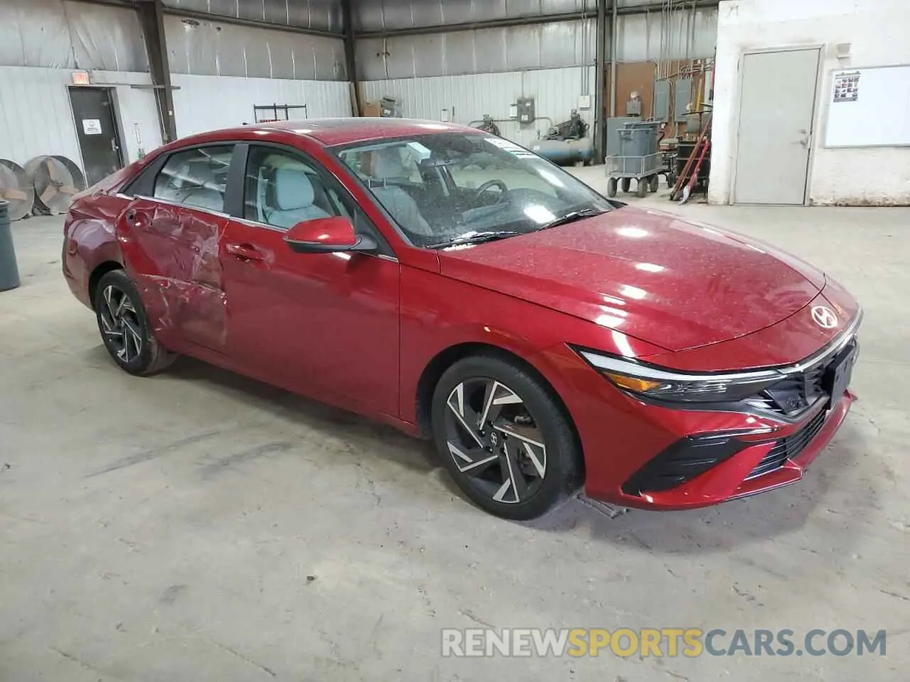 4 fotografías del automóvil dañado KMHLP4DG8SU874921 HYUNDAI ELANTRA 2025