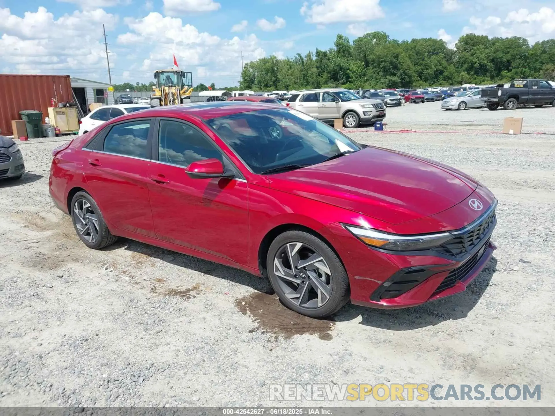 1 fotografías del automóvil dañado KMHLP4DG8SU884784 HYUNDAI ELANTRA 2025