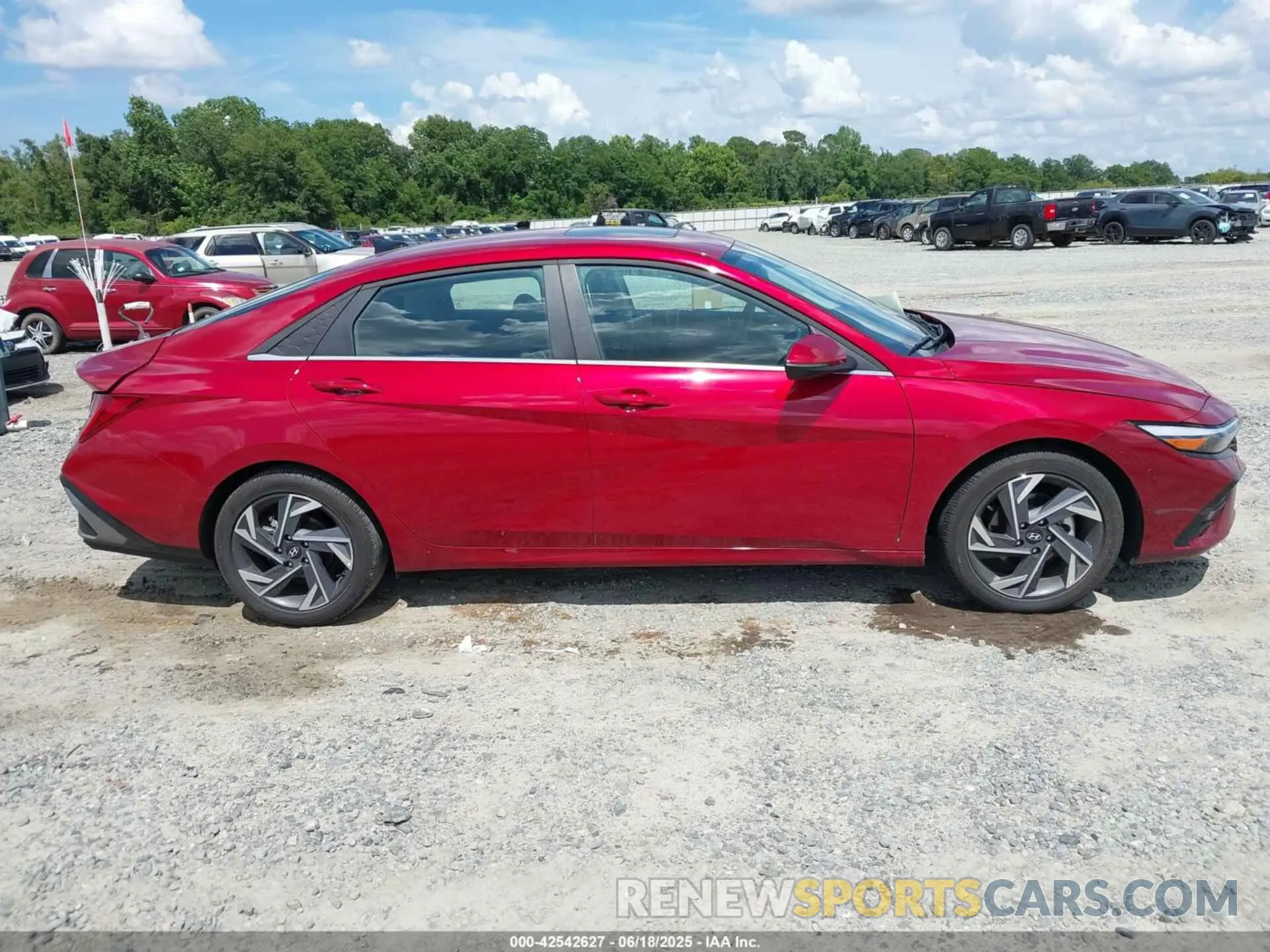 13 fotografías del automóvil dañado KMHLP4DG8SU884784 HYUNDAI ELANTRA 2025
