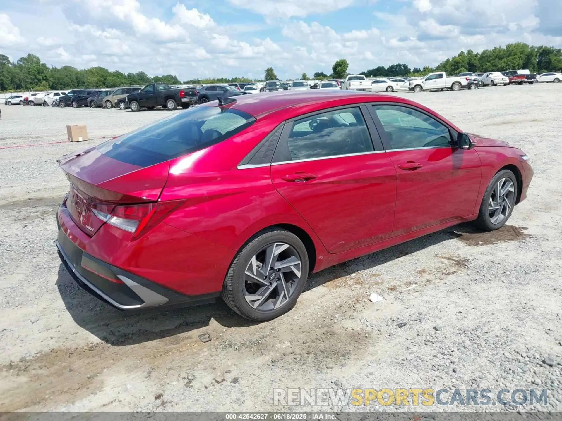 4 fotografías del automóvil dañado KMHLP4DG8SU884784 HYUNDAI ELANTRA 2025