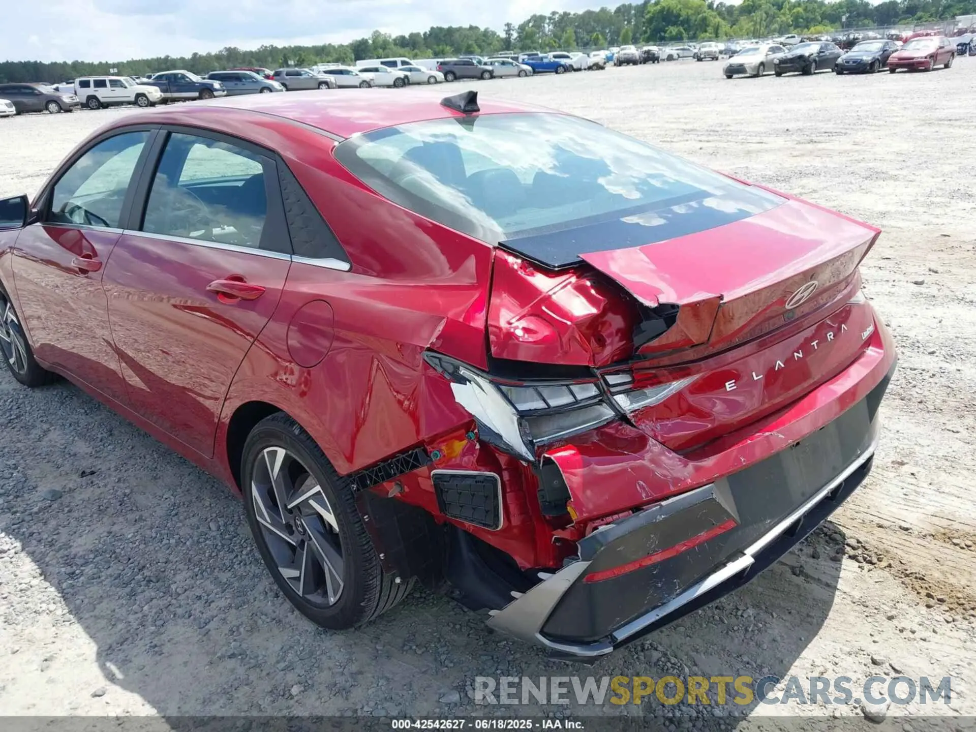 6 fotografías del automóvil dañado KMHLP4DG8SU884784 HYUNDAI ELANTRA 2025