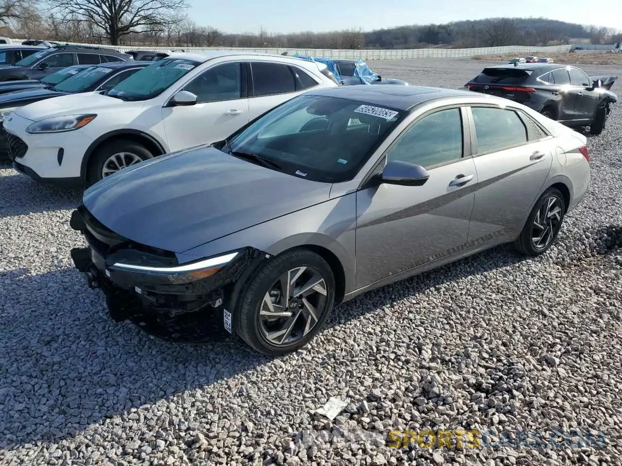 1 fotografías del automóvil dañado KMHLP4DG9SU942417 HYUNDAI ELANTRA 2025