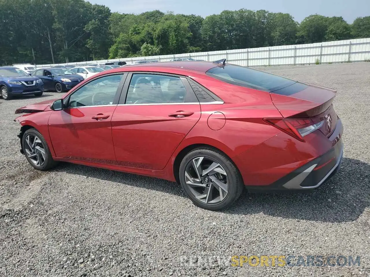 2 fotografías del automóvil dañado KMHLP4DGXSU891168 HYUNDAI ELANTRA 2025
