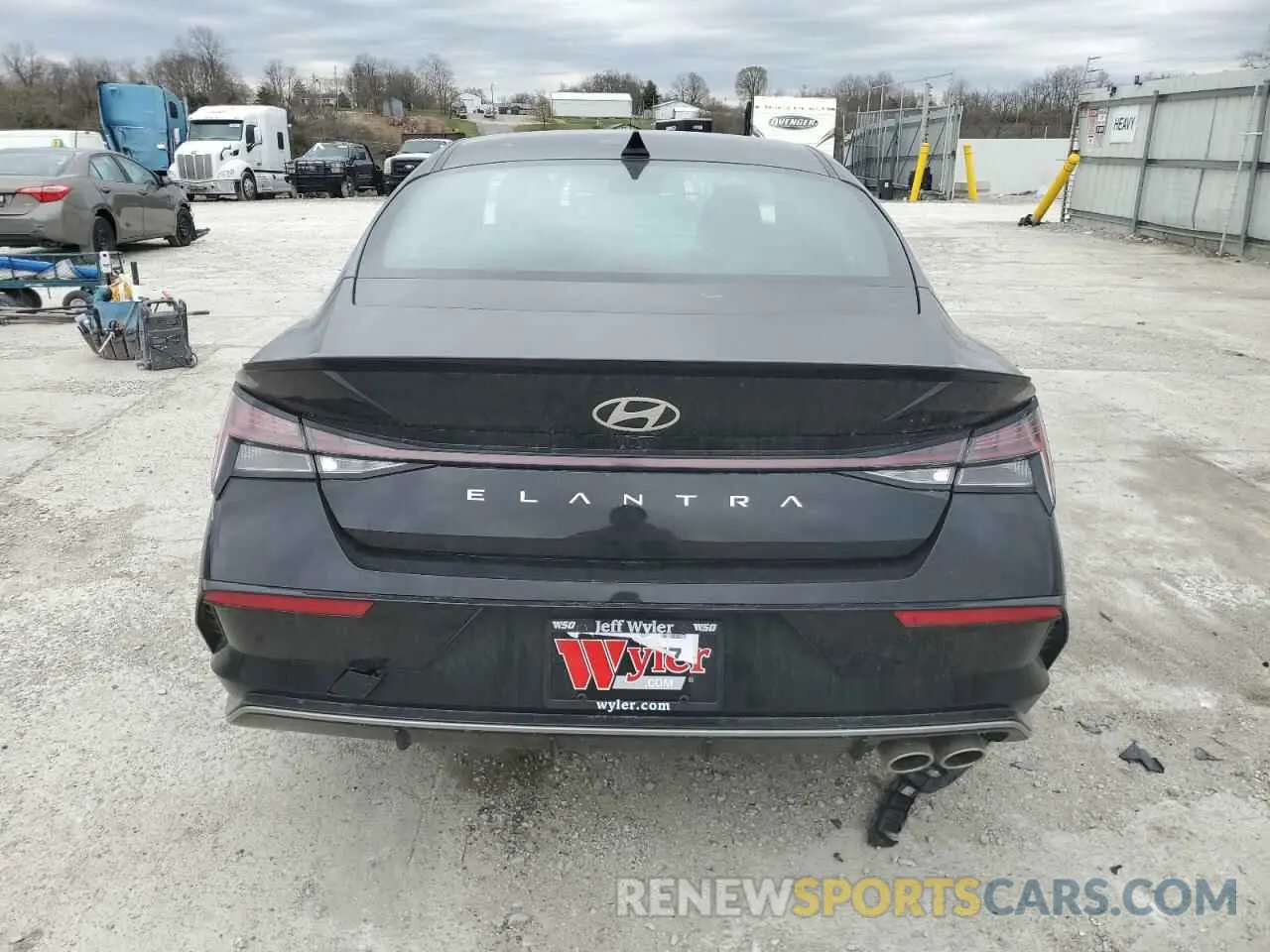 6 fotografías del automóvil dañado KMHLR4DF5SU872495 HYUNDAI ELANTRA 2025
