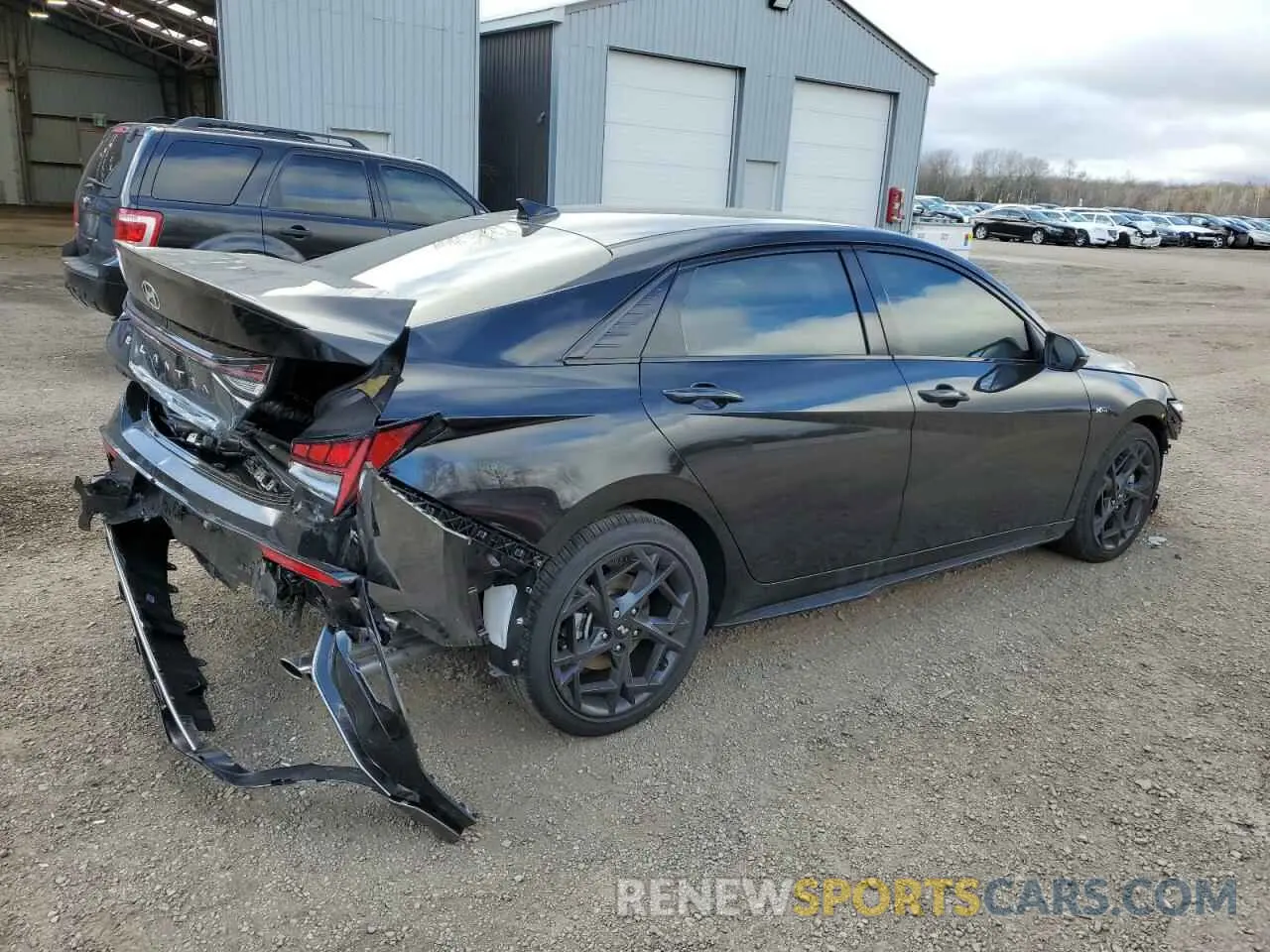 3 fotografías del automóvil dañado KMHLR4DF7SU854676 HYUNDAI ELANTRA 2025
