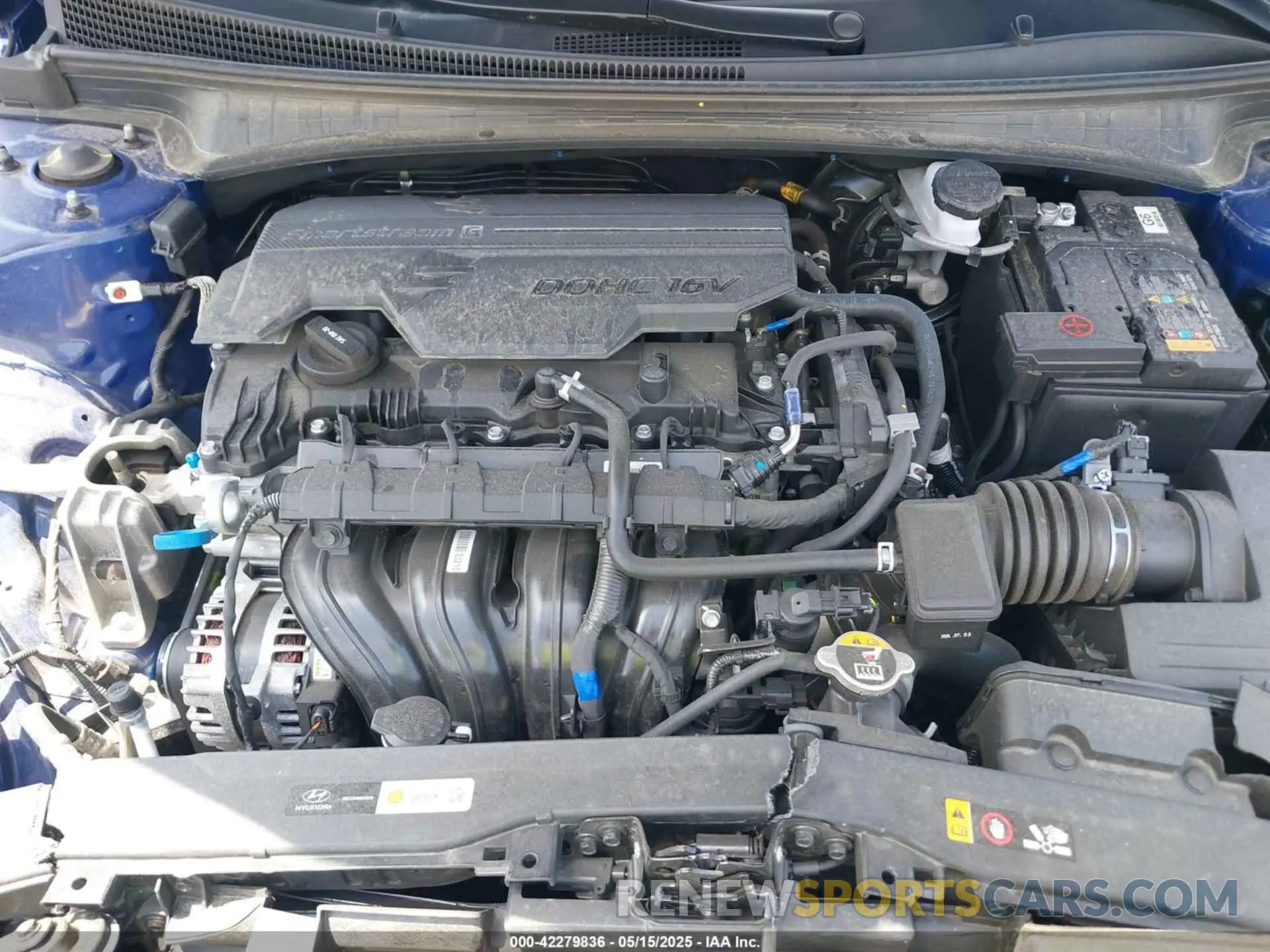 10 fotografías del automóvil dañado KMHLS4DG0SU856413 HYUNDAI ELANTRA 2025