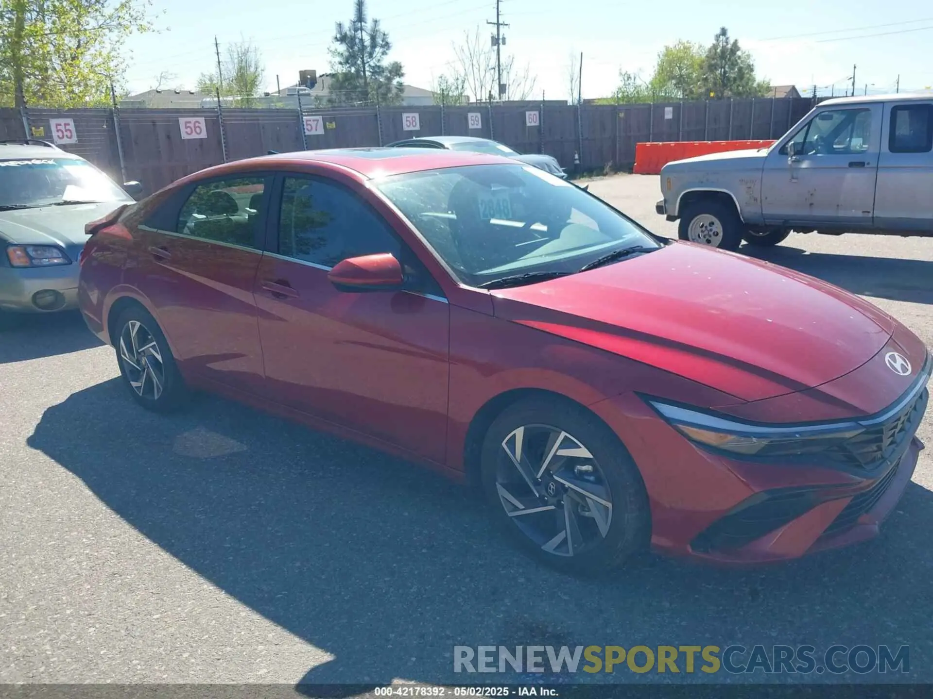 1 fotografías del automóvil dañado KMHLS4DG0SU861661 HYUNDAI ELANTRA 2025