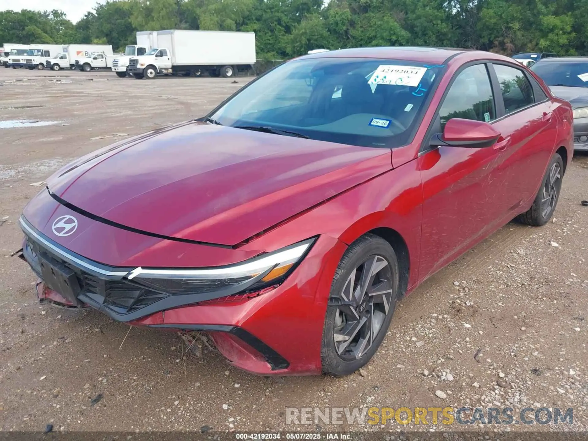 2 fotografías del automóvil dañado KMHLS4DG0SU880288 HYUNDAI ELANTRA 2025