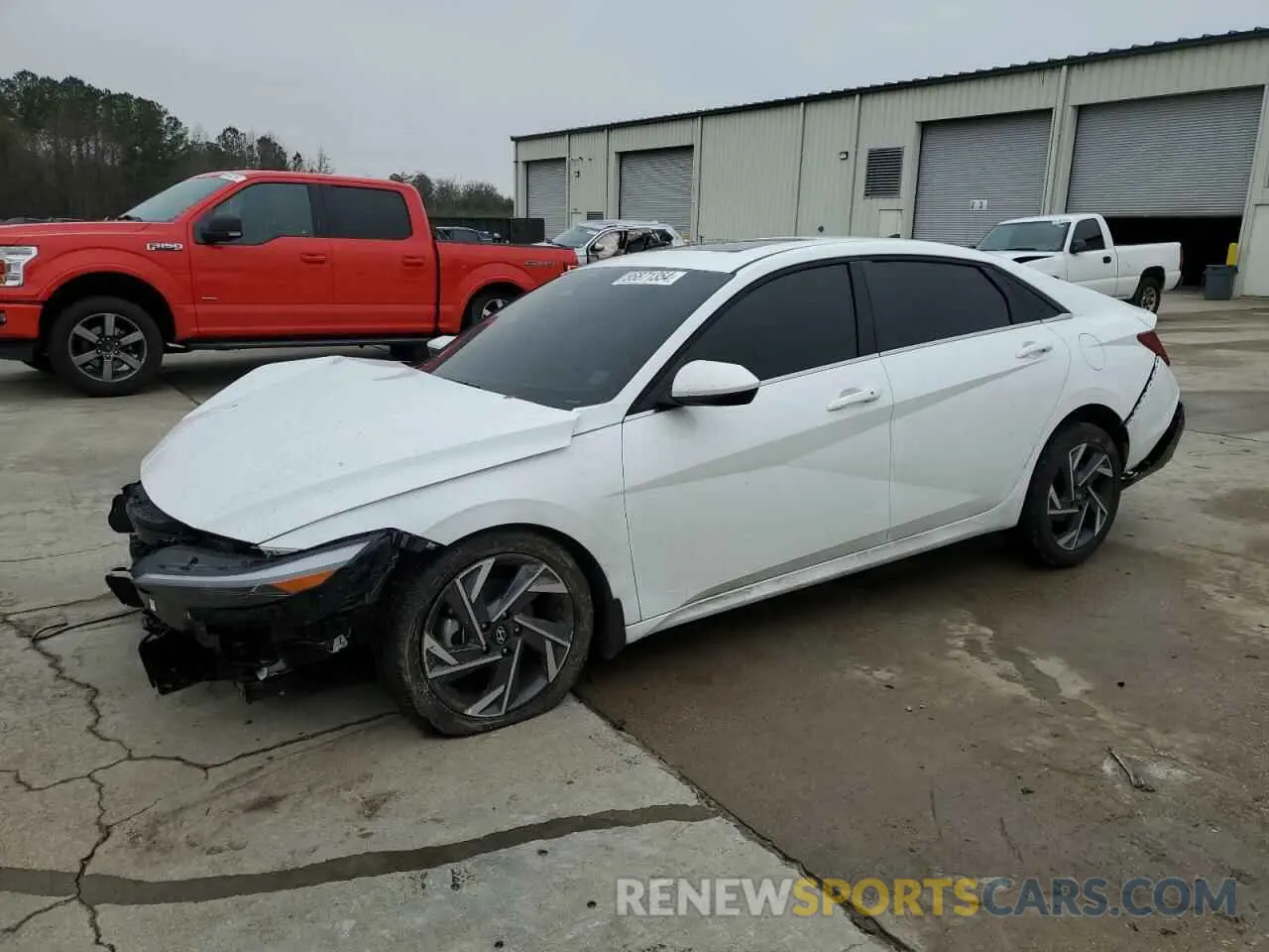 1 fotografías del automóvil dañado KMHLS4DG2SU858311 HYUNDAI ELANTRA 2025
