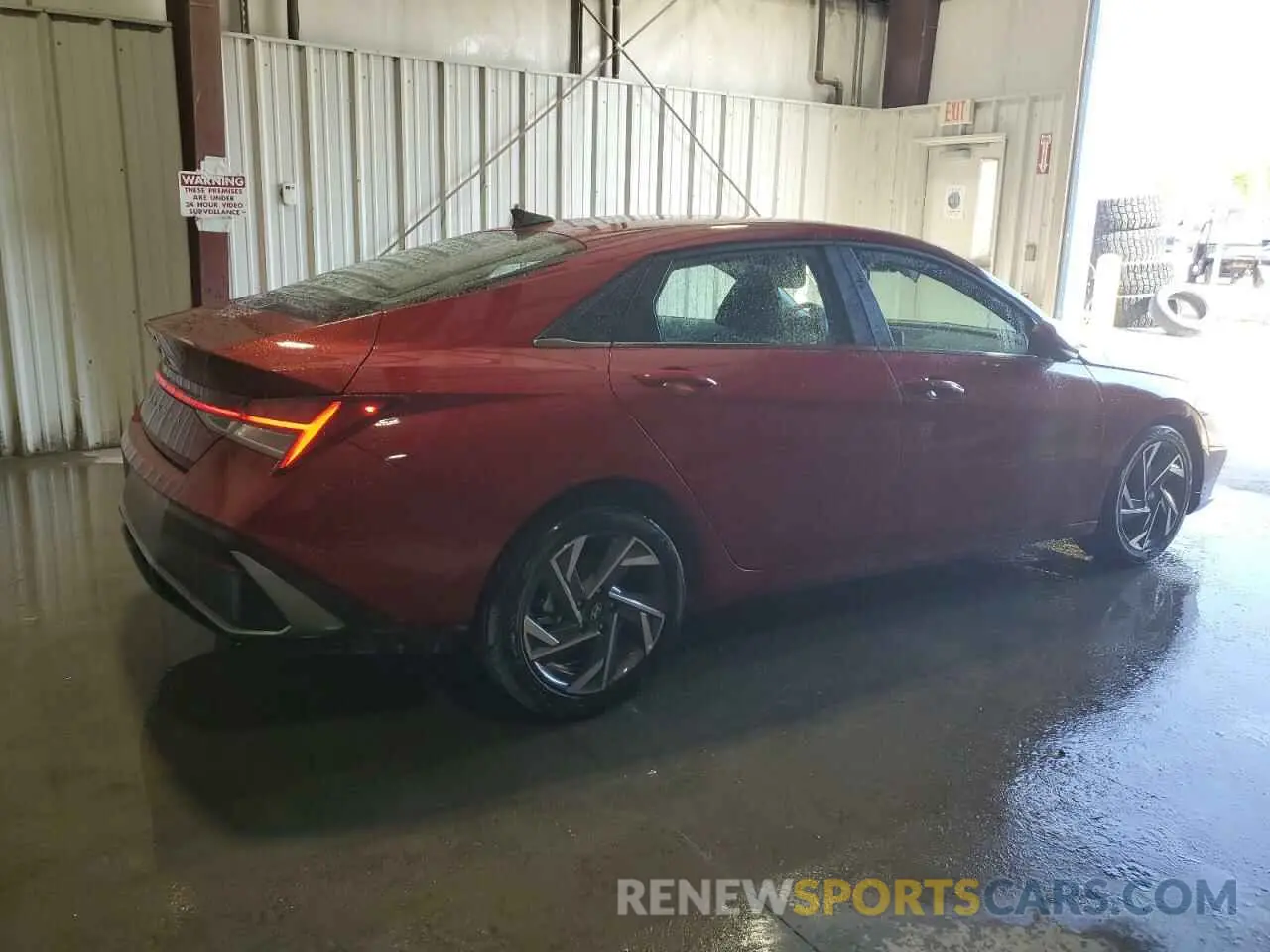3 fotografías del automóvil dañado KMHLS4DG2SU892992 HYUNDAI ELANTRA 2025