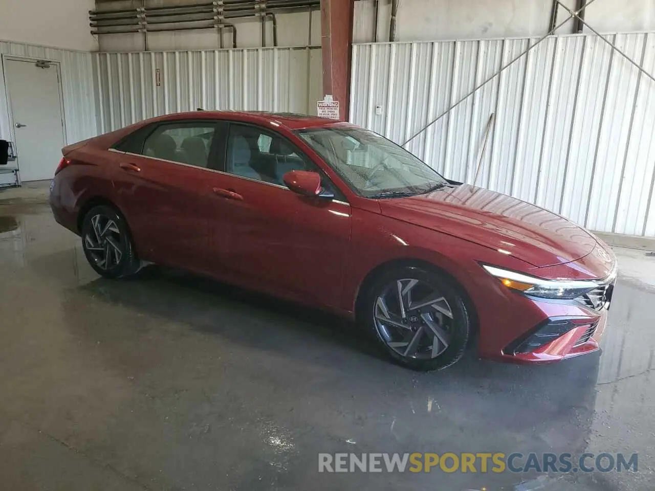 4 fotografías del automóvil dañado KMHLS4DG2SU892992 HYUNDAI ELANTRA 2025
