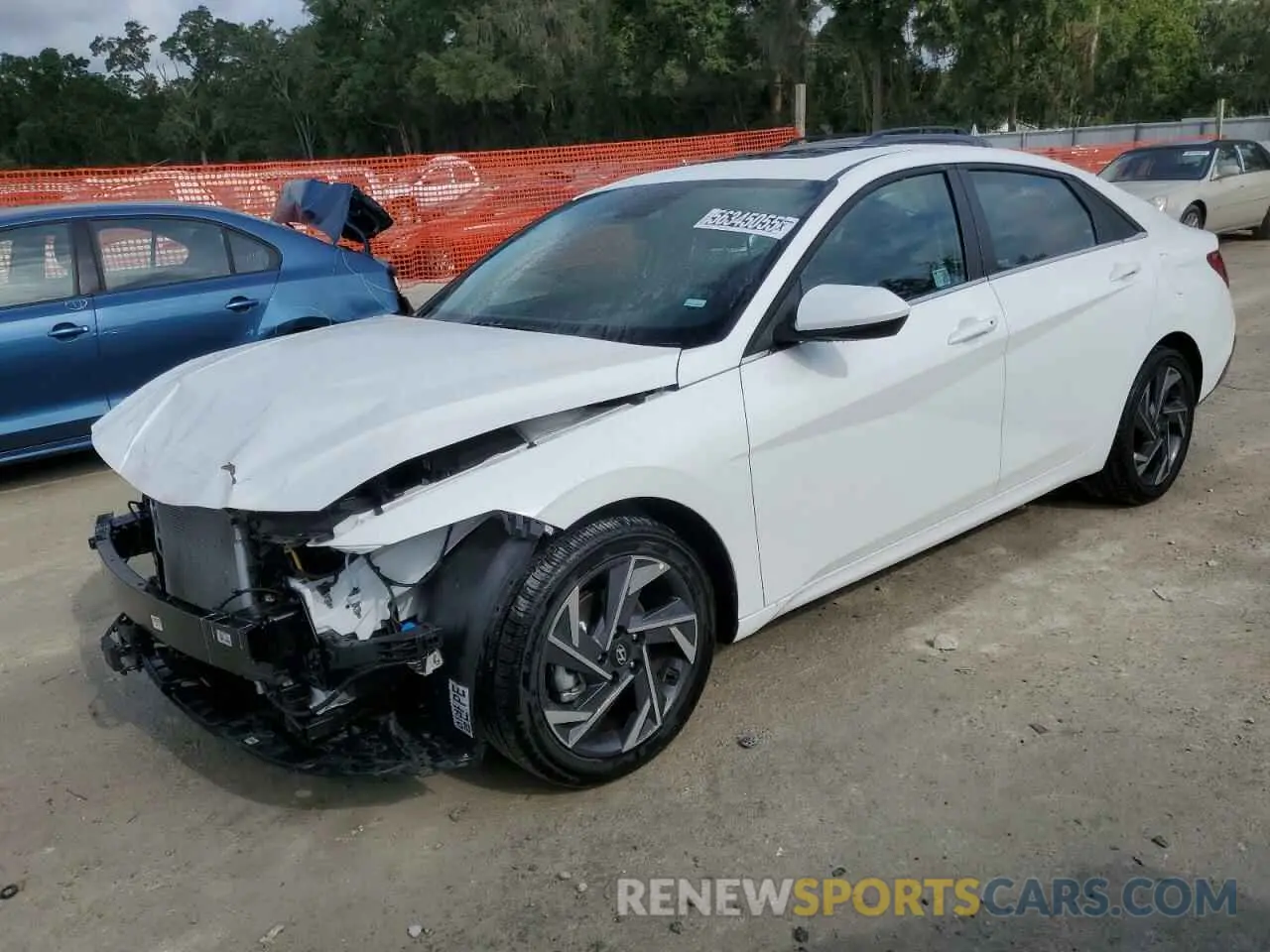 1 fotografías del automóvil dañado KMHLS4DG2SU920869 HYUNDAI ELANTRA 2025
