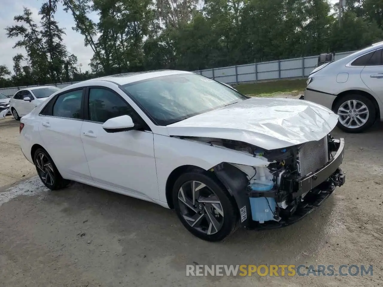 4 fotografías del automóvil dañado KMHLS4DG2SU920869 HYUNDAI ELANTRA 2025