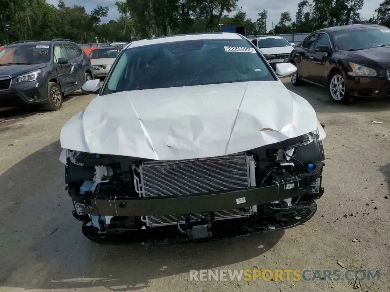 5 fotografías del automóvil dañado KMHLS4DG2SU920869 HYUNDAI ELANTRA 2025