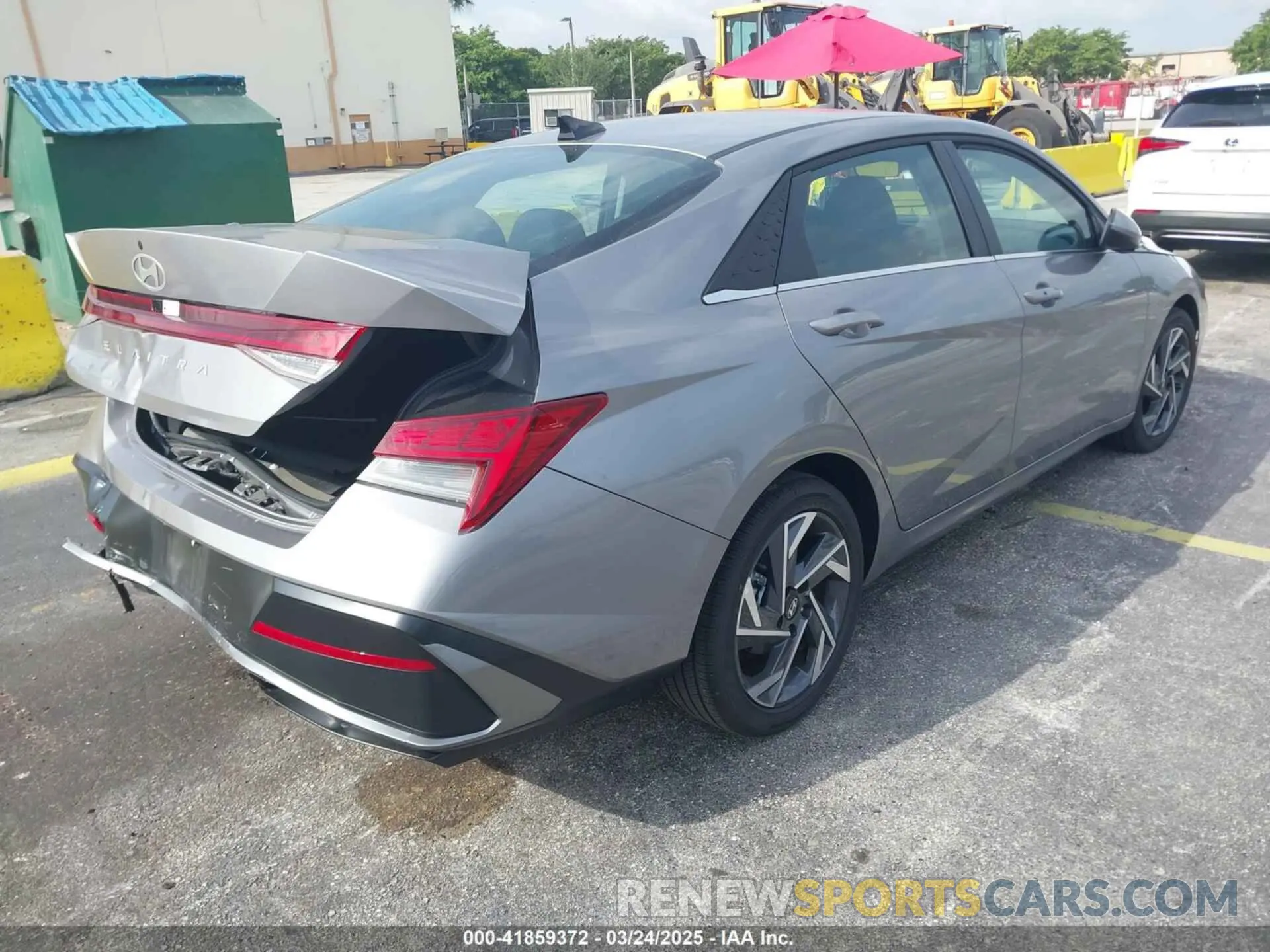 4 fotografías del automóvil dañado KMHLS4DG2SU930026 HYUNDAI ELANTRA 2025