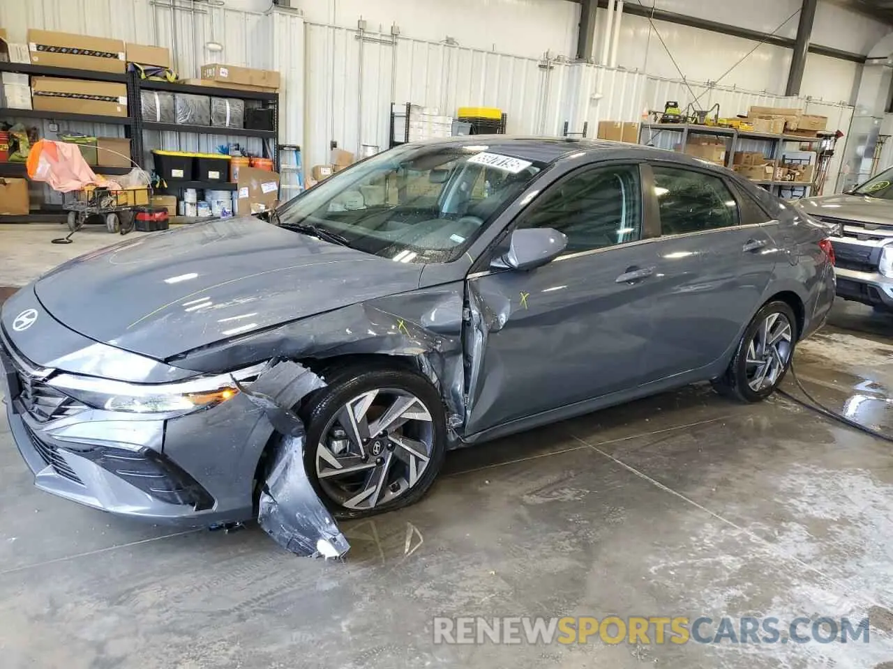 1 fotografías del automóvil dañado KMHLS4DG2SU950437 HYUNDAI ELANTRA 2025