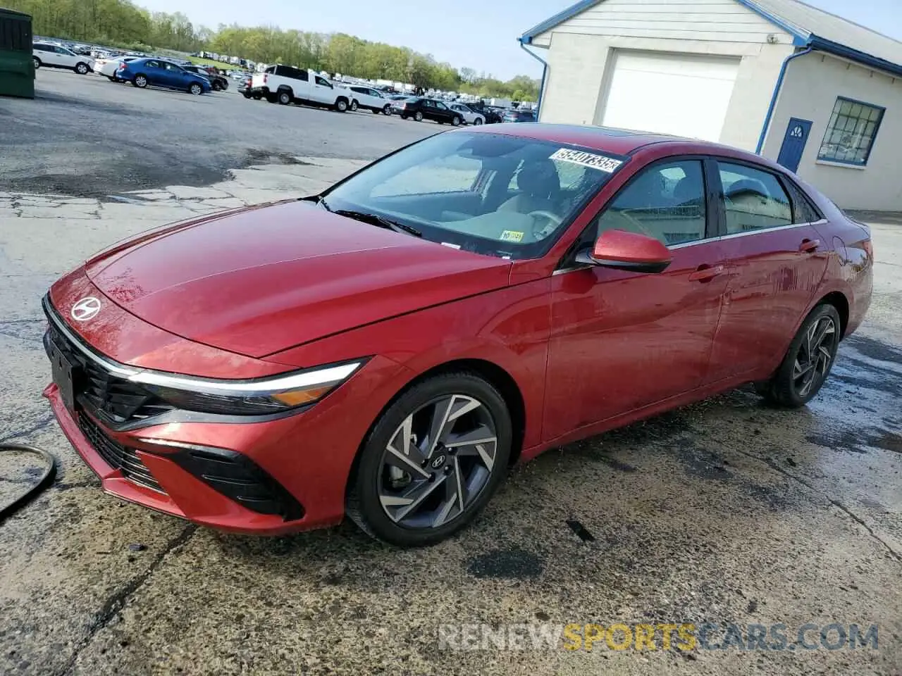 1 fotografías del automóvil dañado KMHLS4DG3SU862593 HYUNDAI ELANTRA 2025