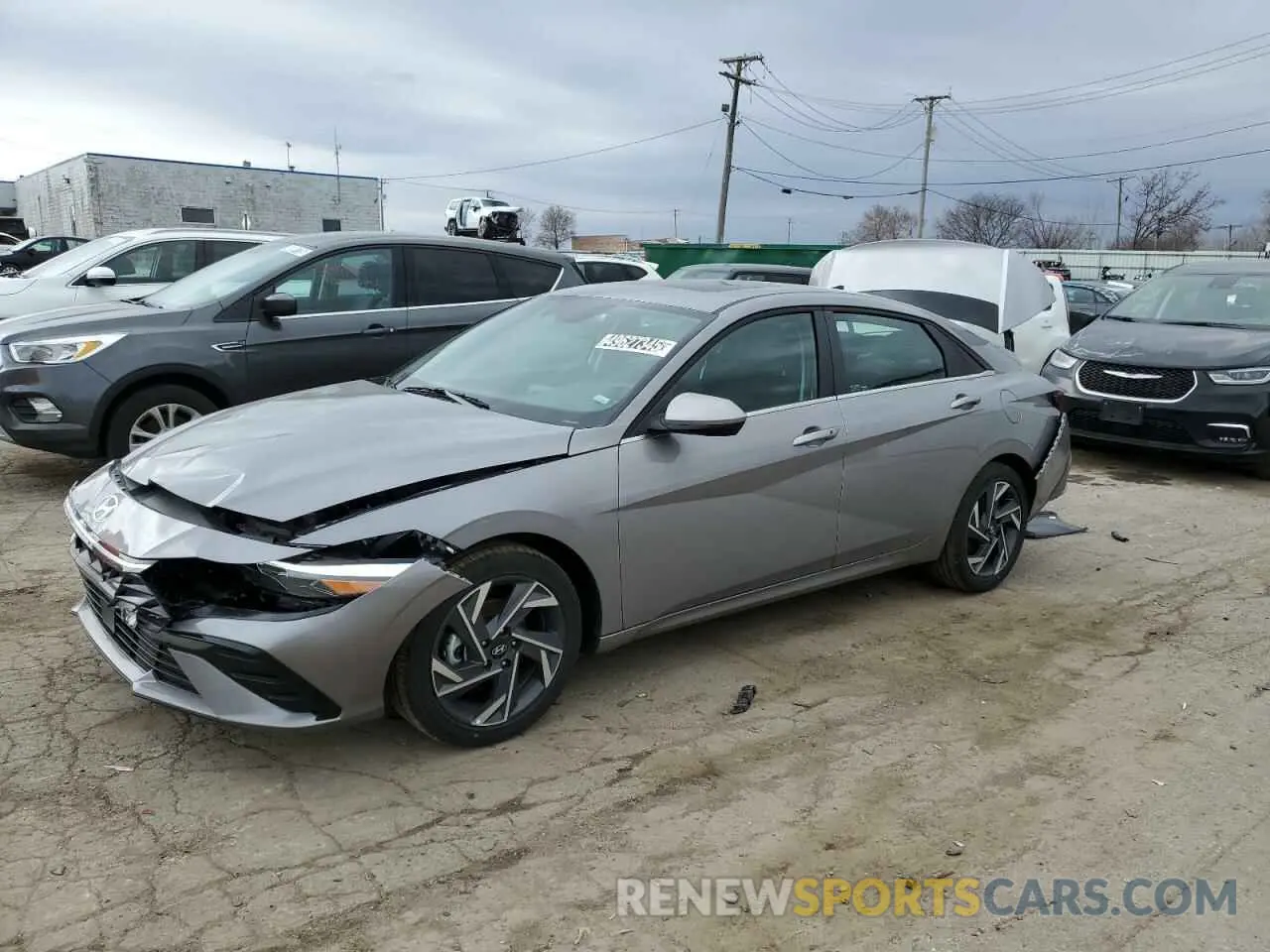 1 fotografías del automóvil dañado KMHLS4DG3SU950088 HYUNDAI ELANTRA 2025