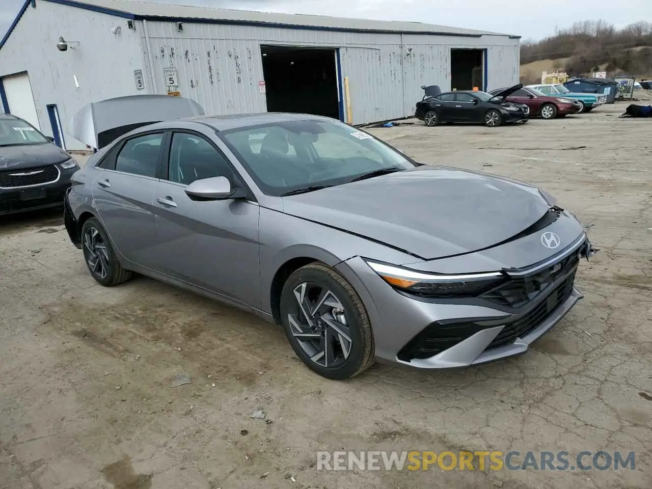 4 fotografías del automóvil dañado KMHLS4DG3SU950088 HYUNDAI ELANTRA 2025